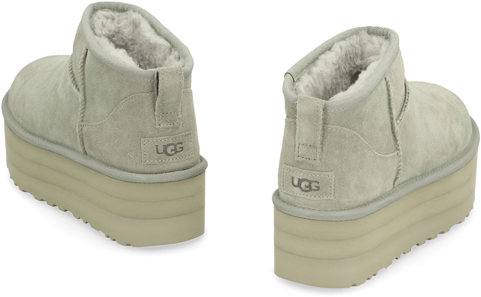 Shop Ugg Classic Ultra Mini Boots In Sdc Shaded Clover