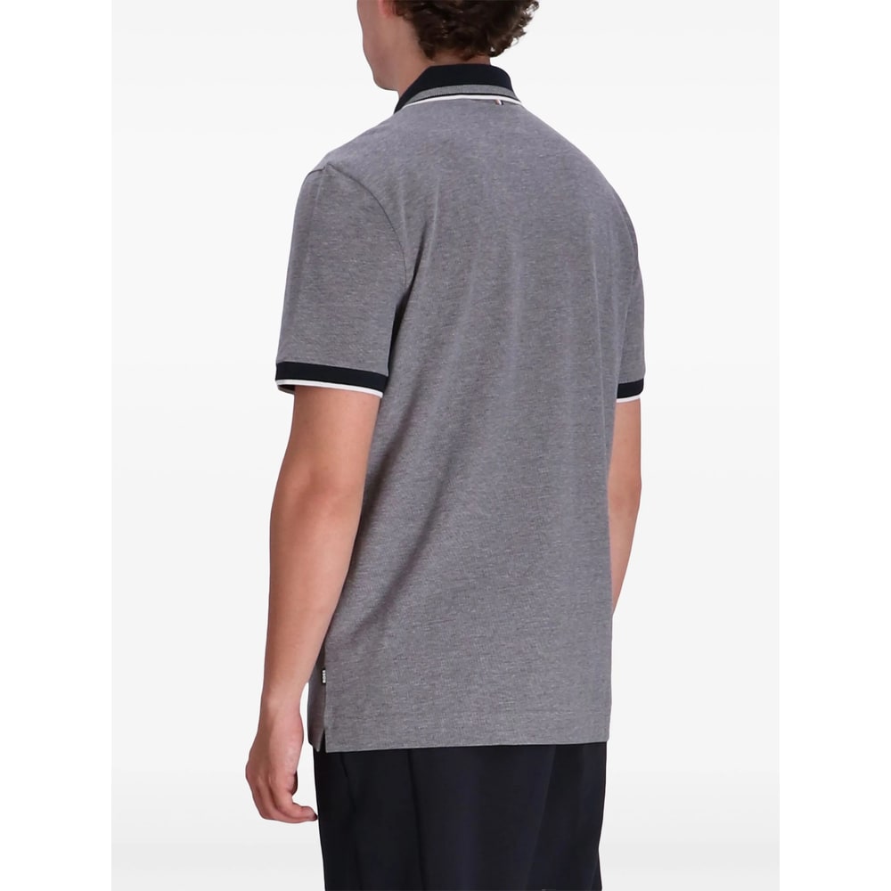 Hugo Boss Boss Grey Polo Shirts Men In Gray