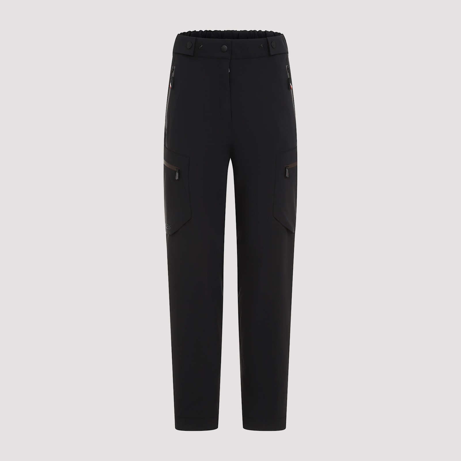 Moncler Track Pants In Tech Fabric In Black