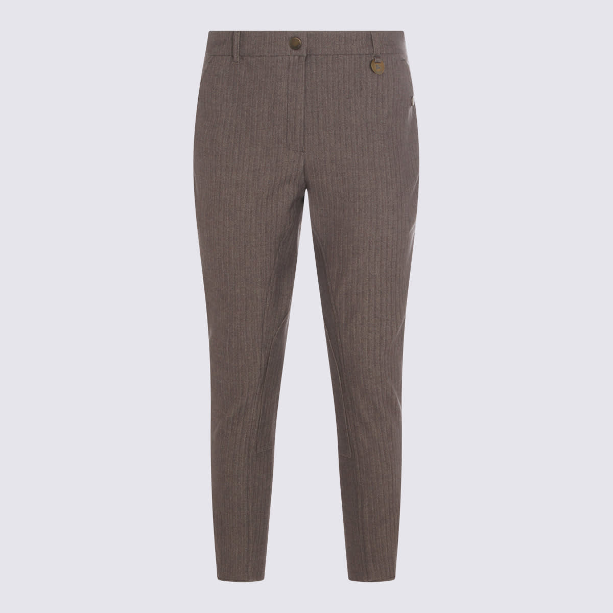 Burberry Trousers Walnut Beige In Brown