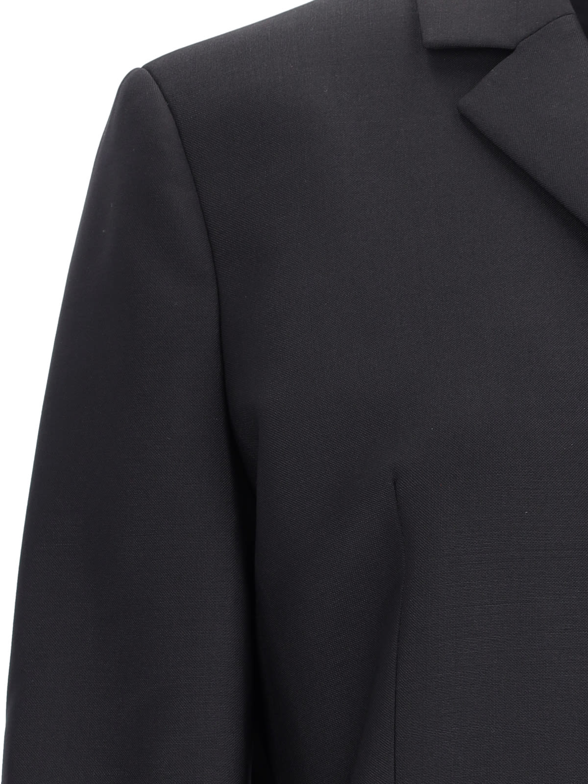 Shop Rohe Single-breasted Blazer In Black