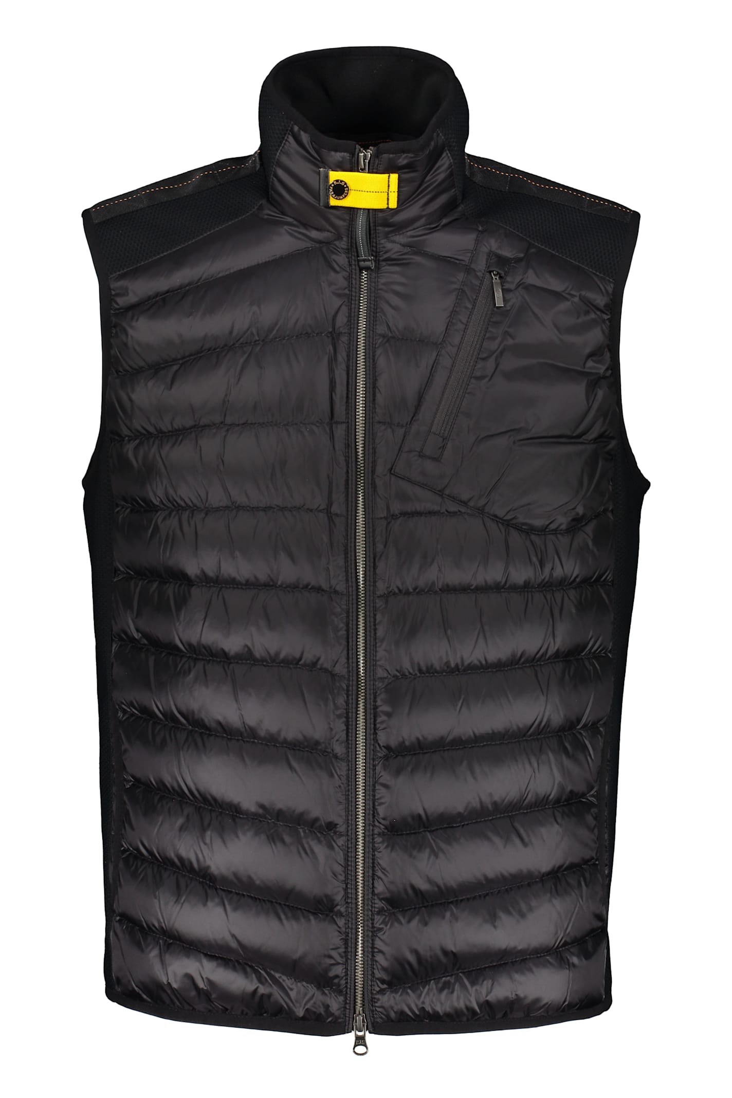 Parajumpers Padded Zip-up Gilet In Black