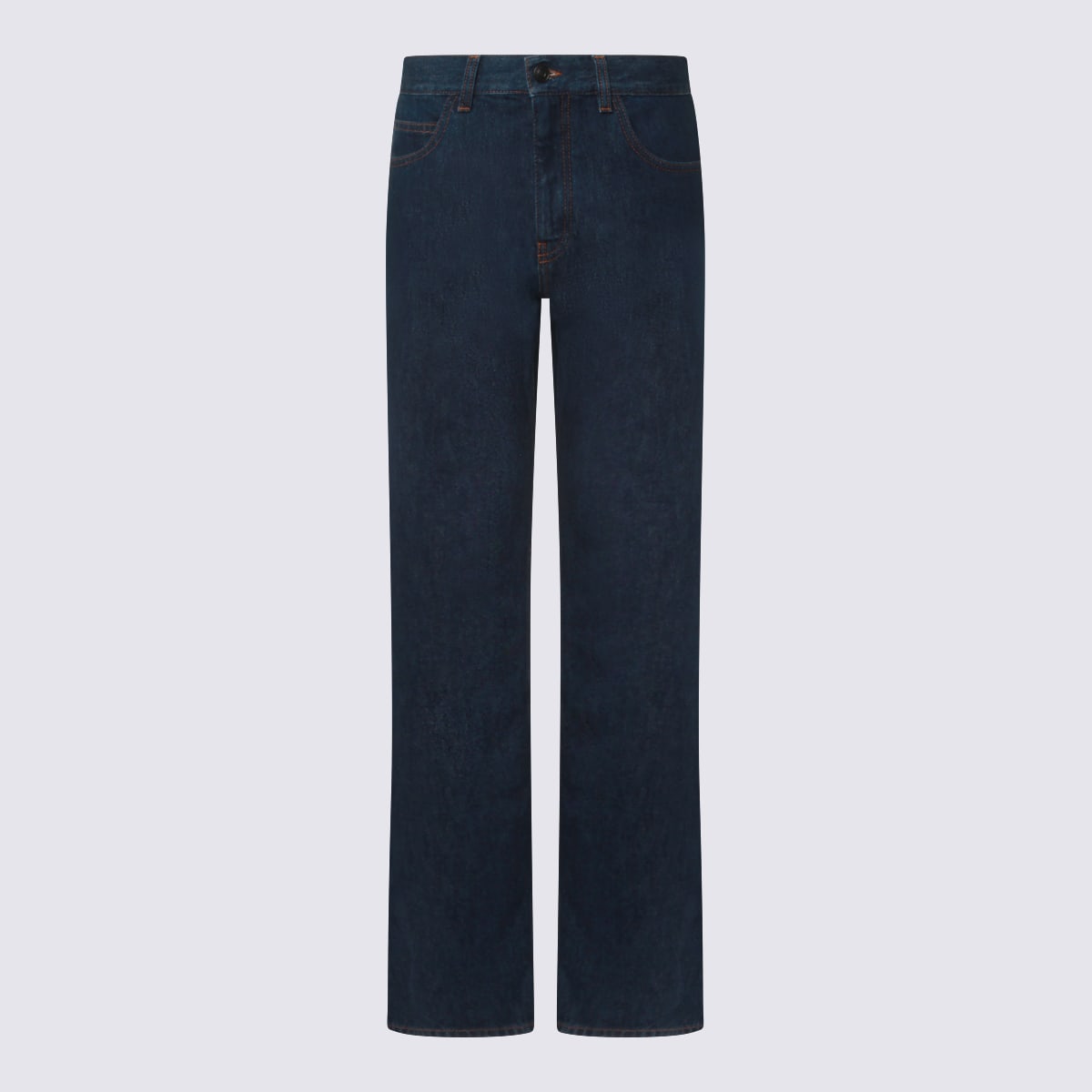 The Row Dark Blue Cotton Jeans