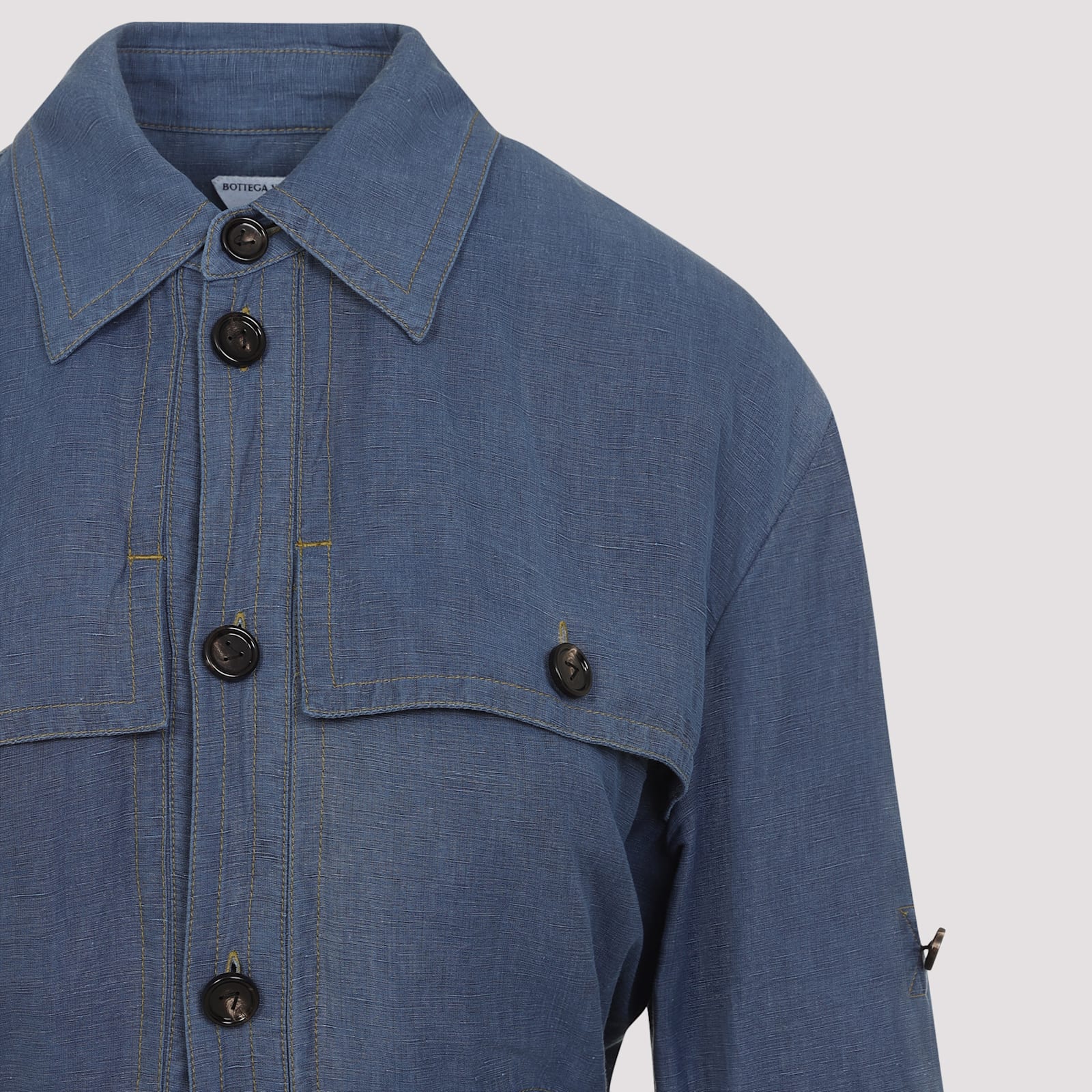 Shop Bottega Veneta Dress In Blue