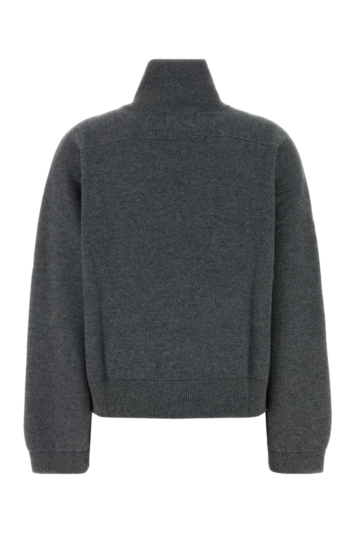 Loulou Studio Charcoal Cashmere Oversize Dried Sweater In Gray