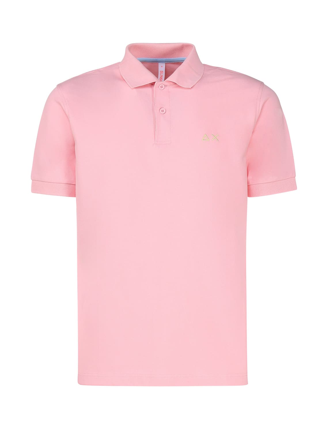 Sun 68 Polo Solid In Pink