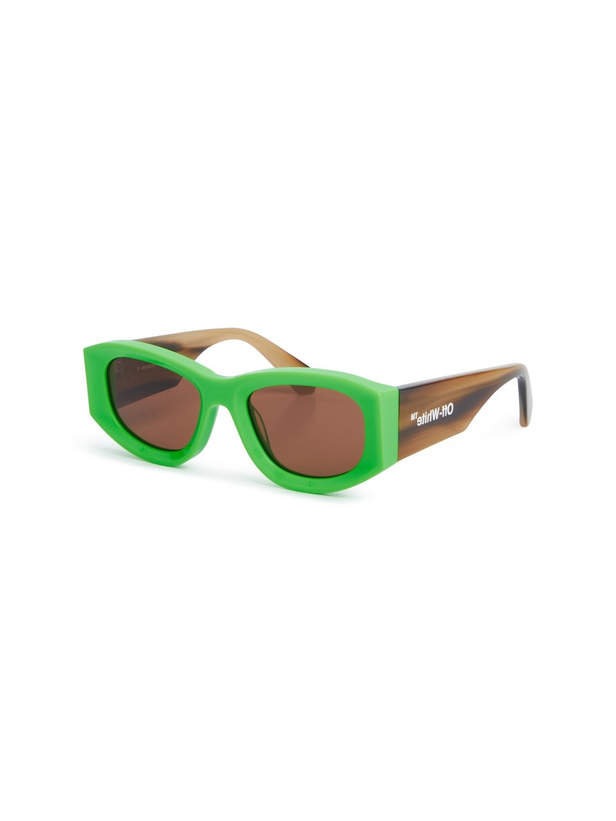 Shop Off-white Joan Sunglasses Sunglasses In Green