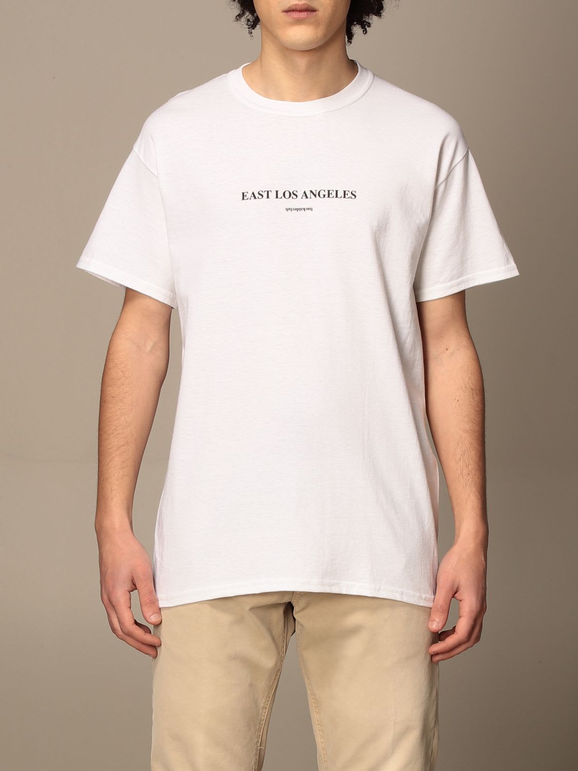 Backsideclub T-shirt East Los Backsideclub Cotton T-shirt With Print