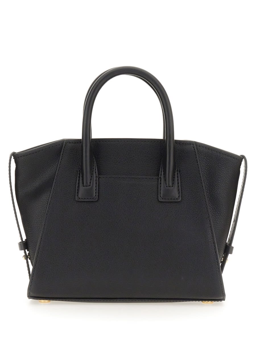Shop Michael Kors Avril Small Handbag In Black