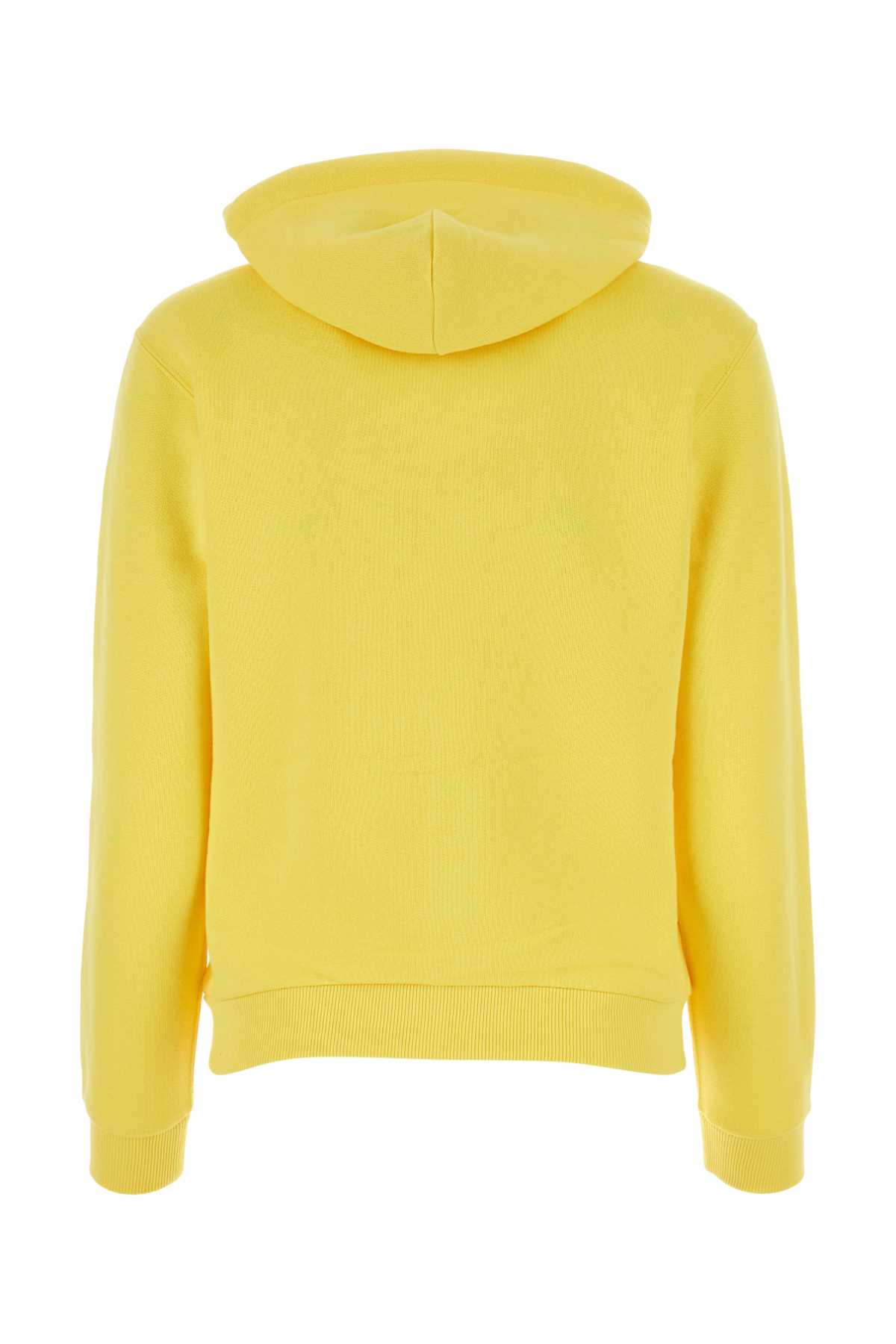 Polo Ralph Lauren Yellow Cotton Blend Sweatshirt In Coastalyellow