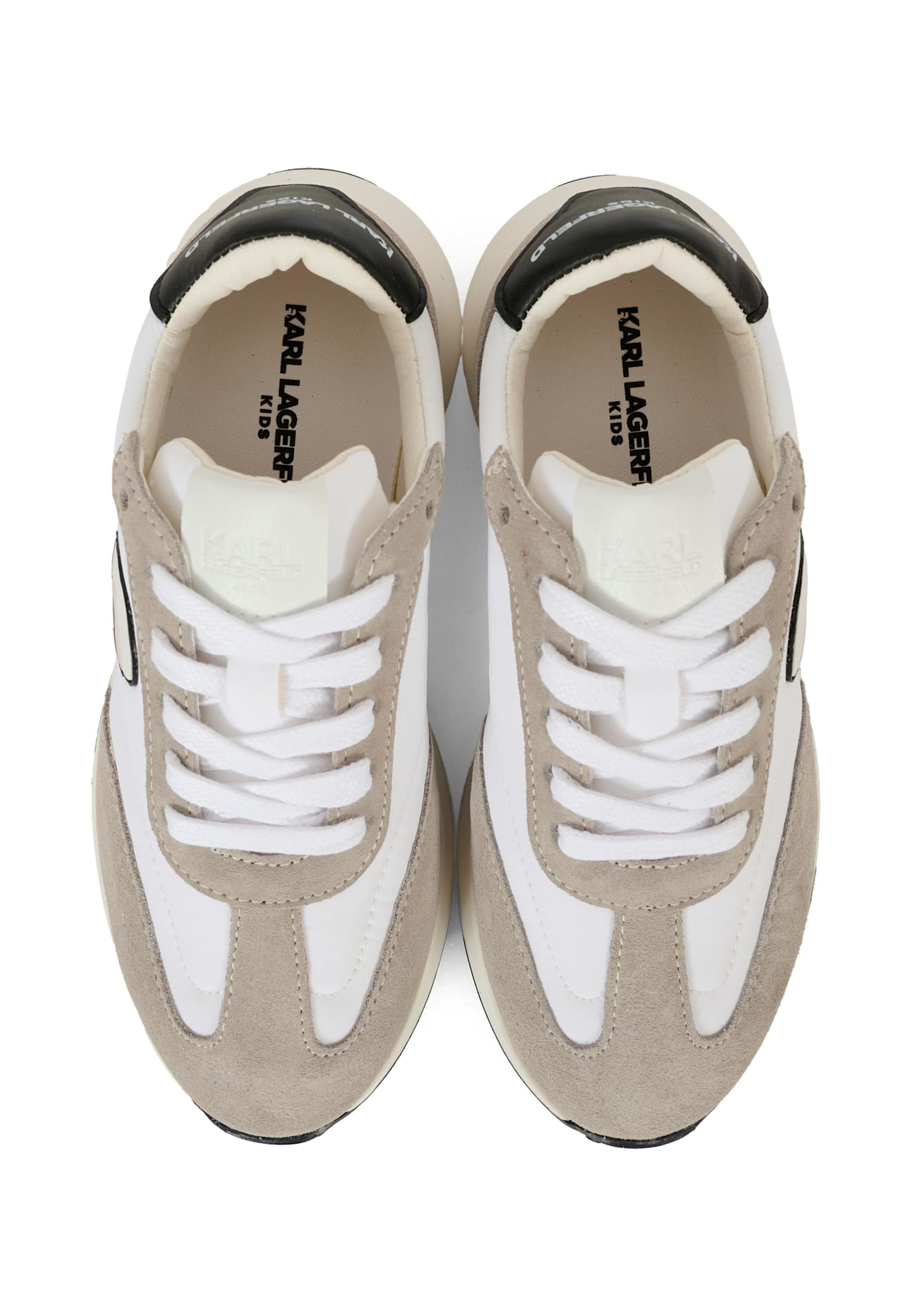 Karl Lagerfeld White Trainers For Boy With  And Logo In White