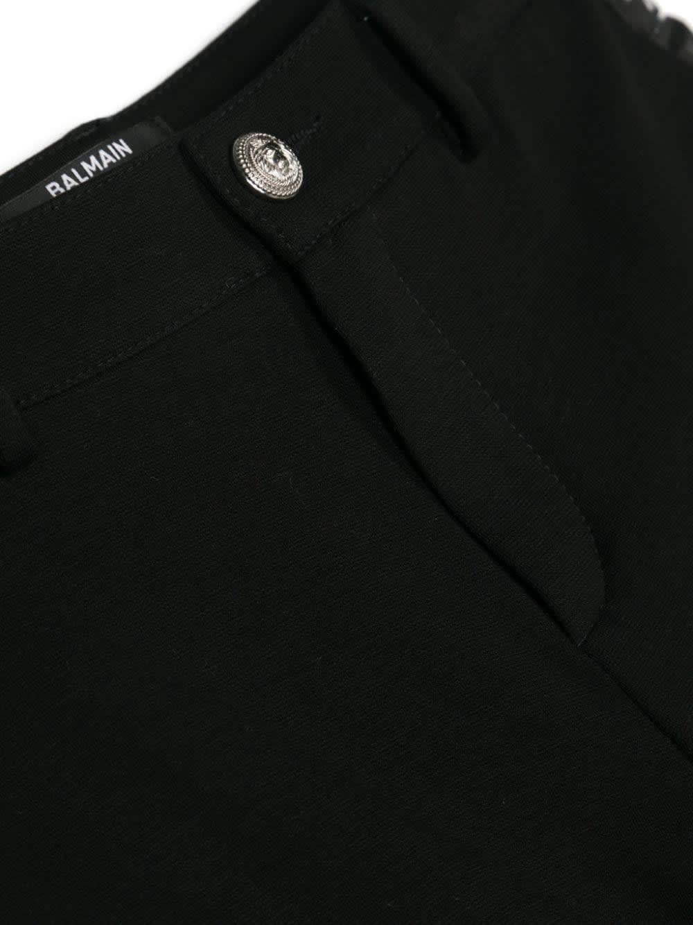 Shop Balmain Completo Con Shorts E Giacca In Black