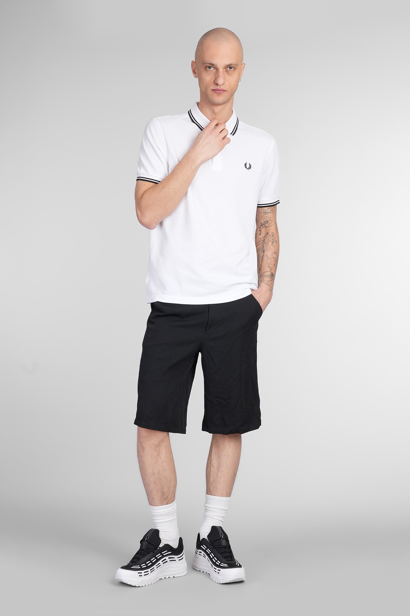 Shop Comme Des Garçons Shirt Polo In White Cotton
