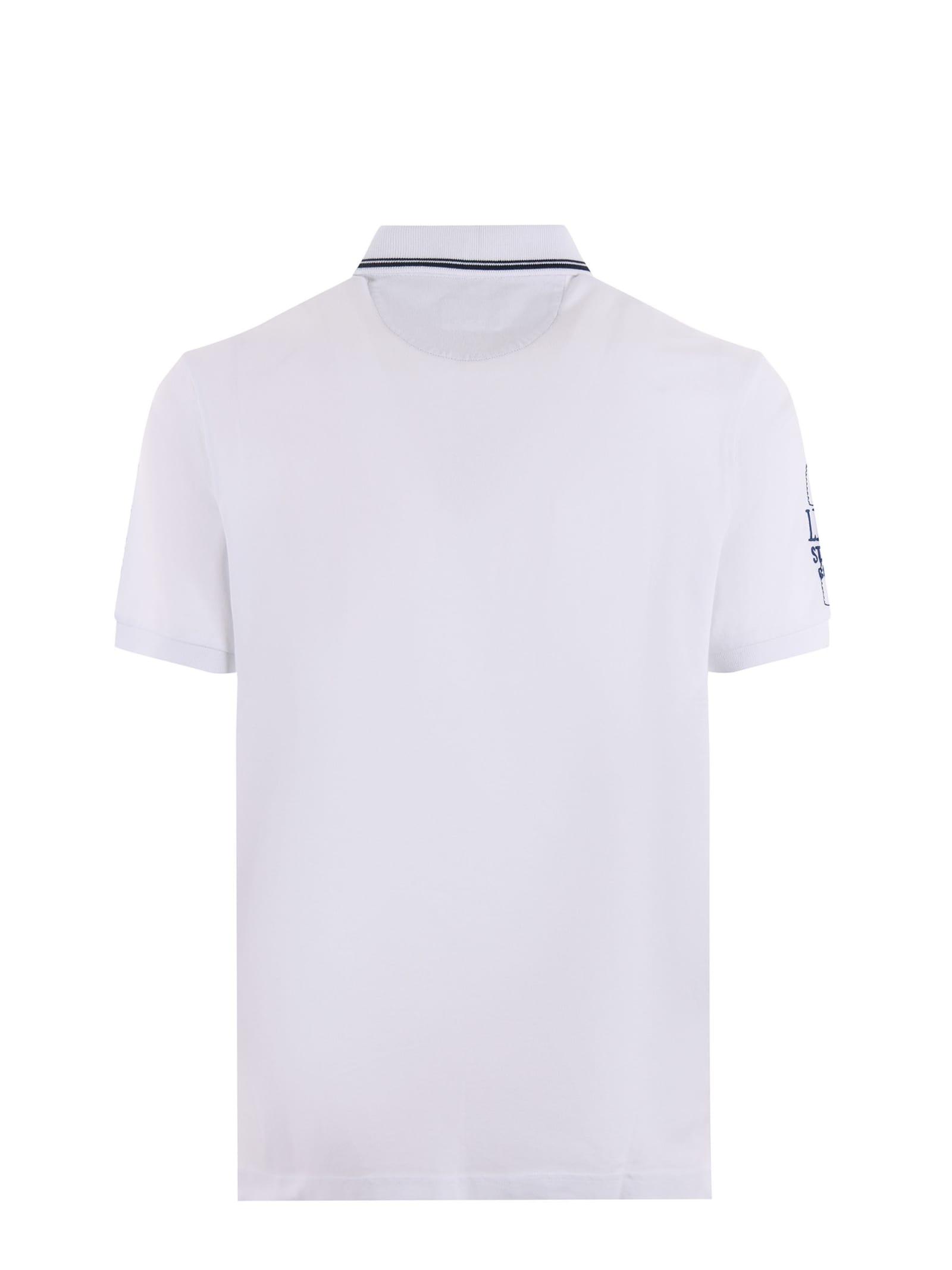 Shop La Martina Polo Shirt In White