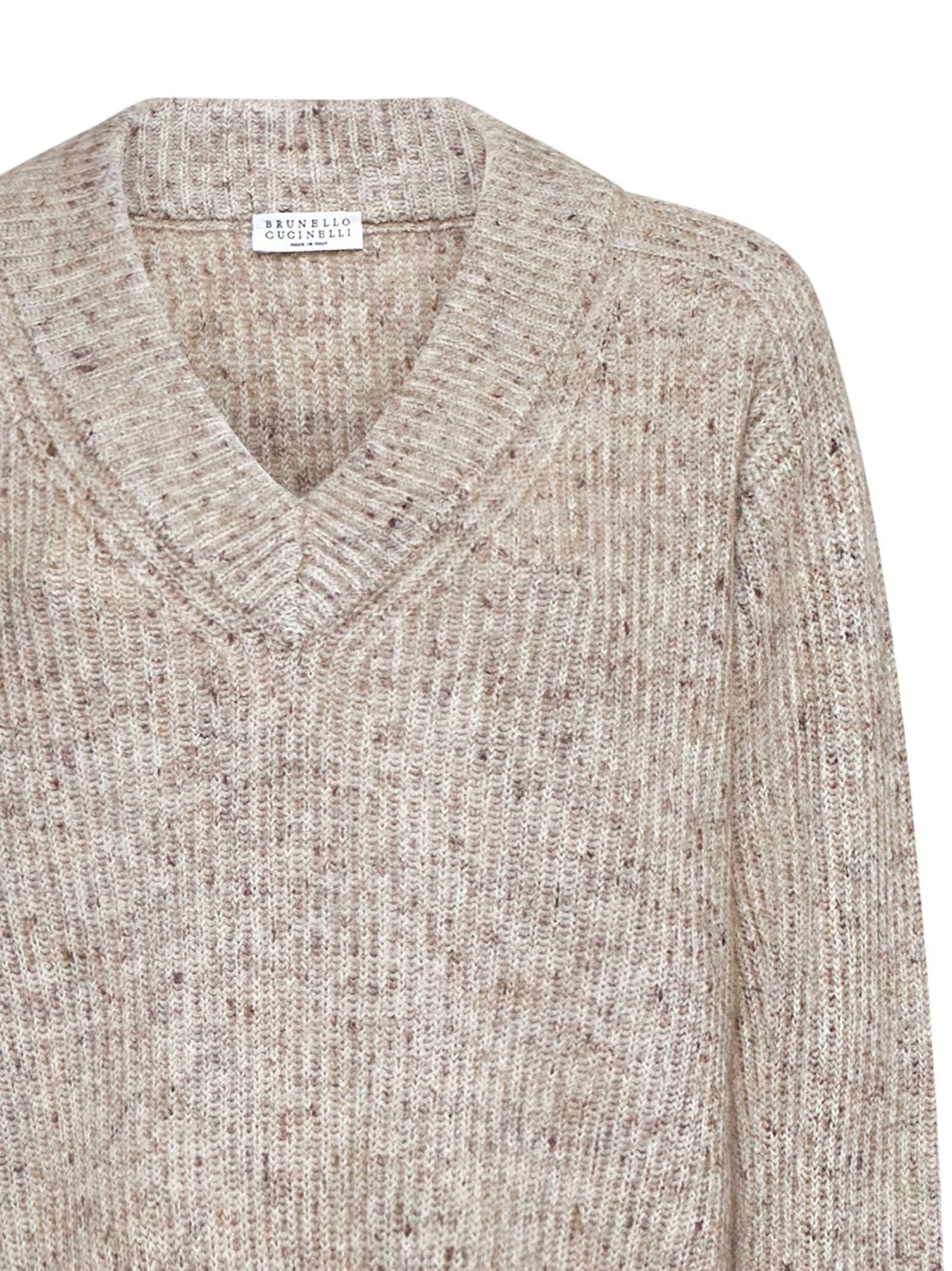 Shop Brunello Cucinelli Sweater In Light Brown