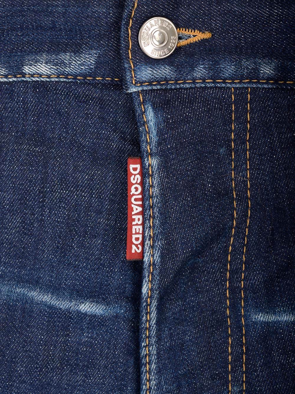 Shop Dsquared2 Dark Wash Cool Guy Jeans In Blue