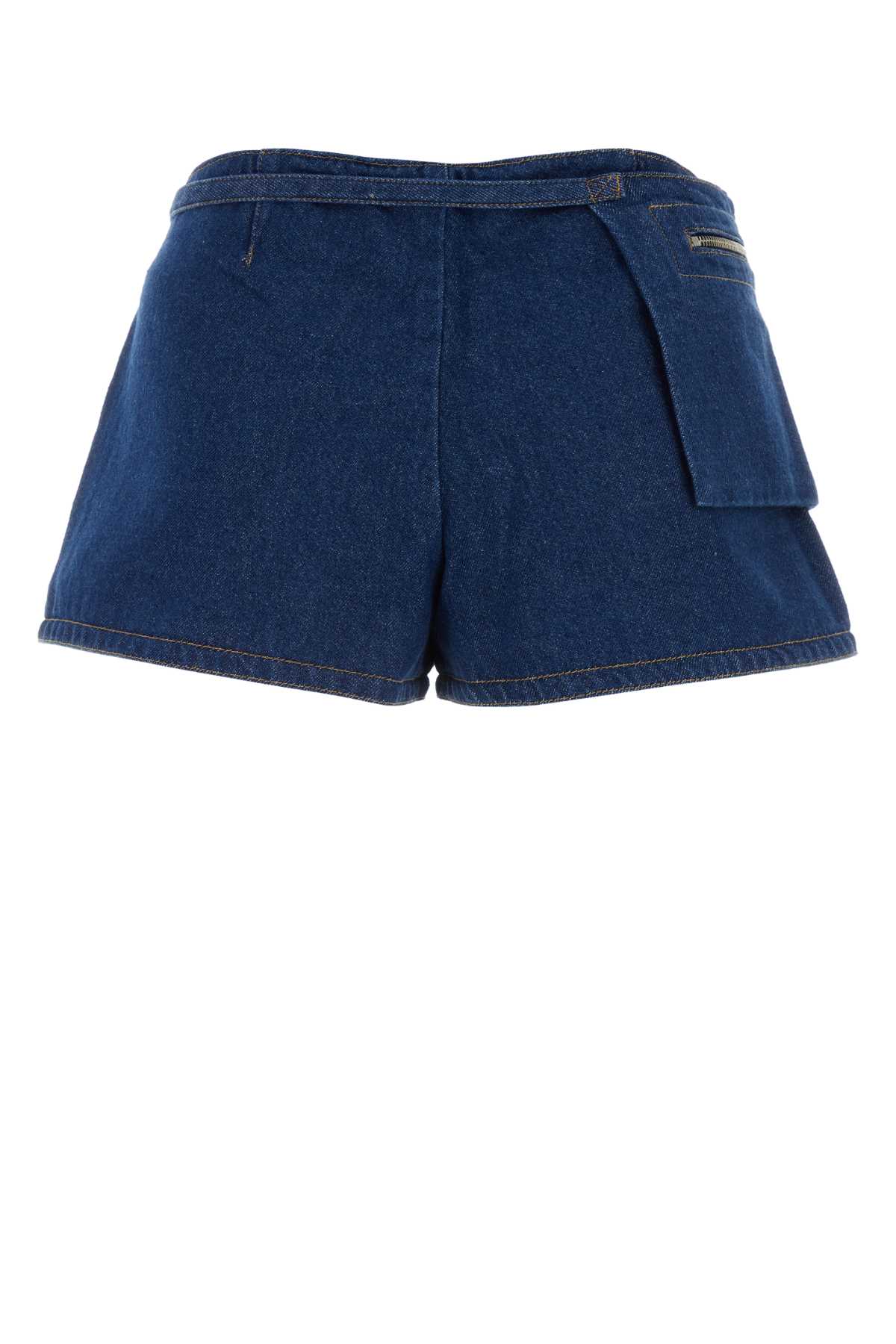 Shop Gimaguas Denim Nicky Shorts In Blue