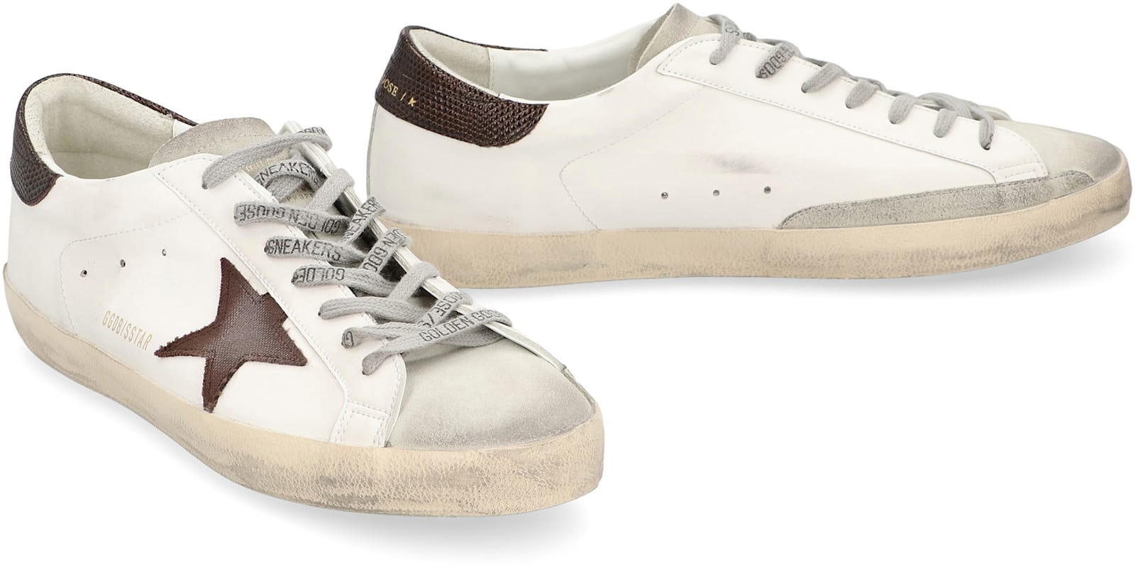 Golden Goose Sneakers Low-top Super-star In Multi
