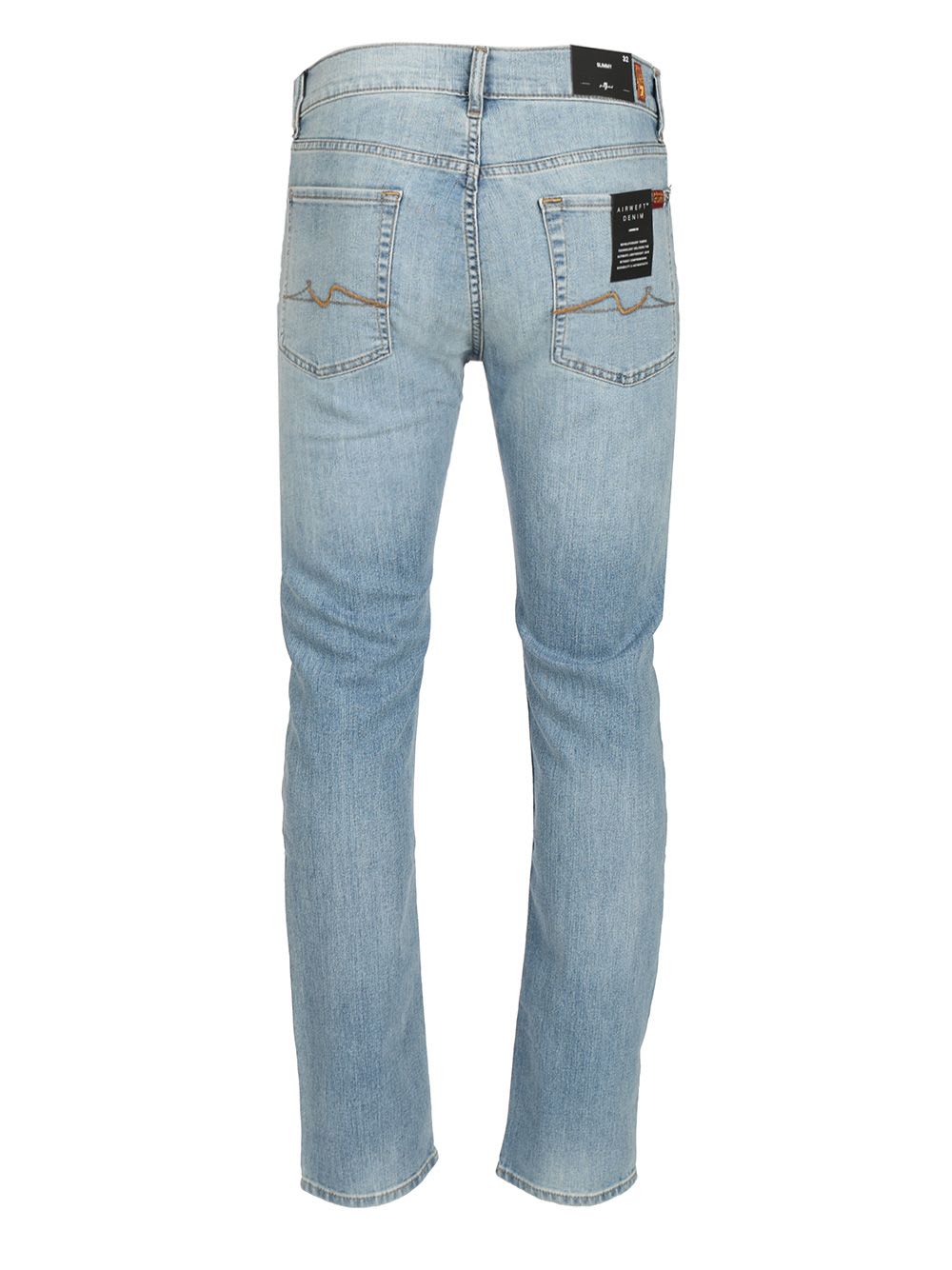 Shop 7 For All Mankind Slimmy Jeans Walking Hours In Light Blue