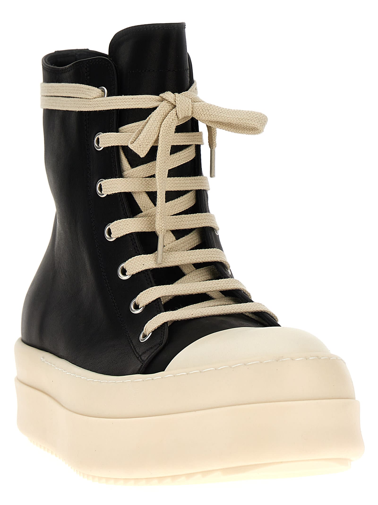 Shop Rick Owens Mega Bumper Sneakers In Black