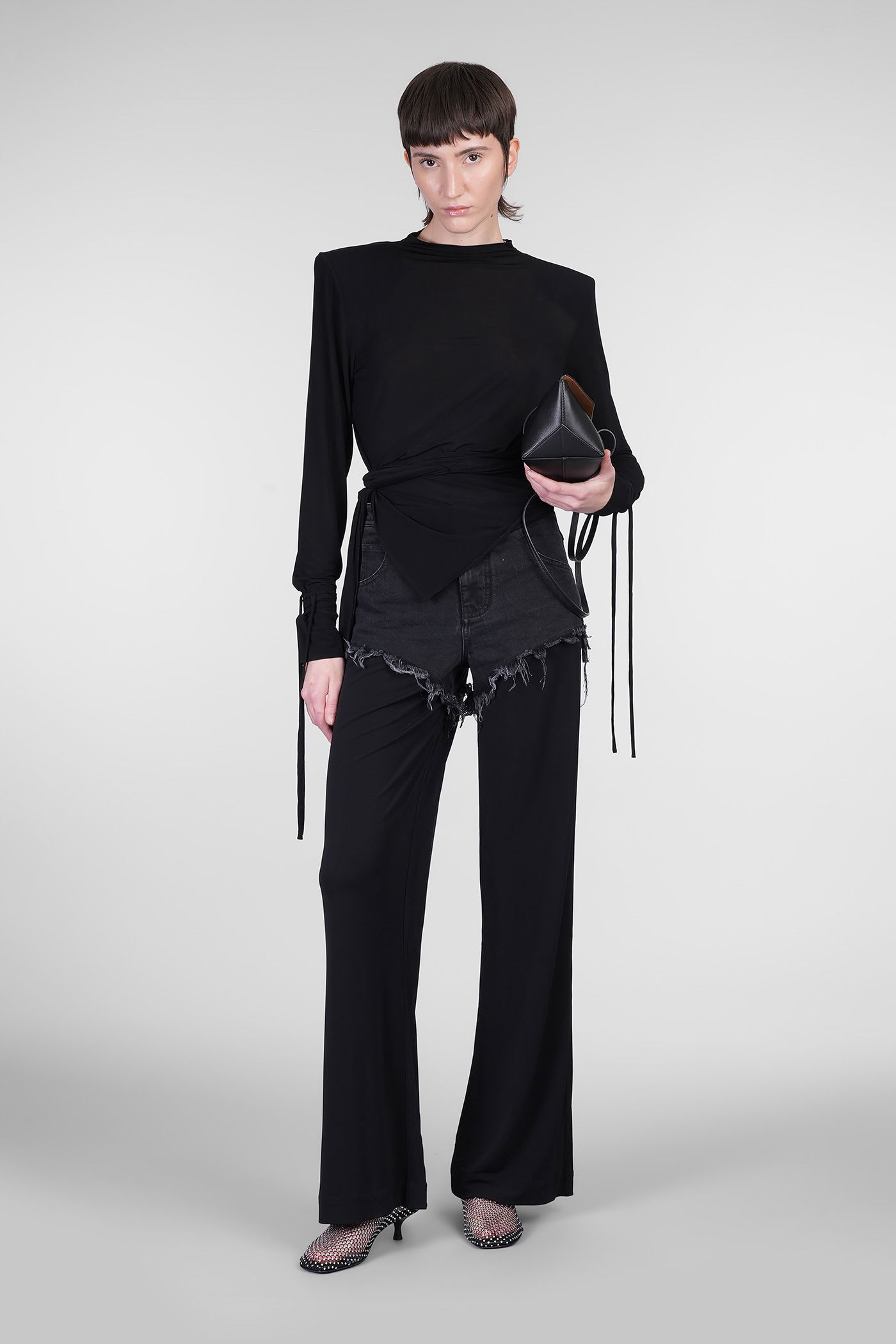 Christopher Esber Topwear In Black Viscose