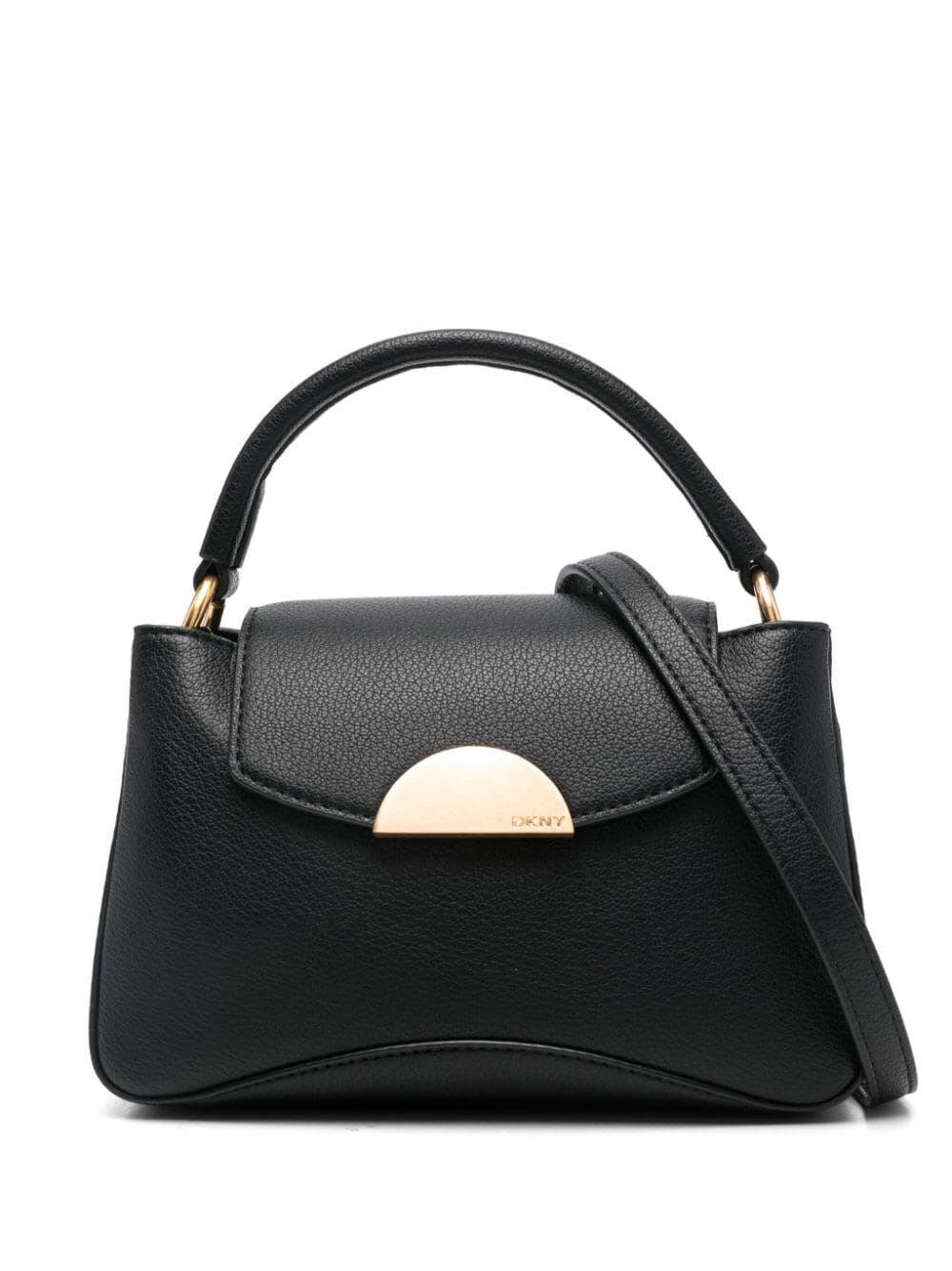 Dkny Luna Th Crossbody Bag In Black Gold