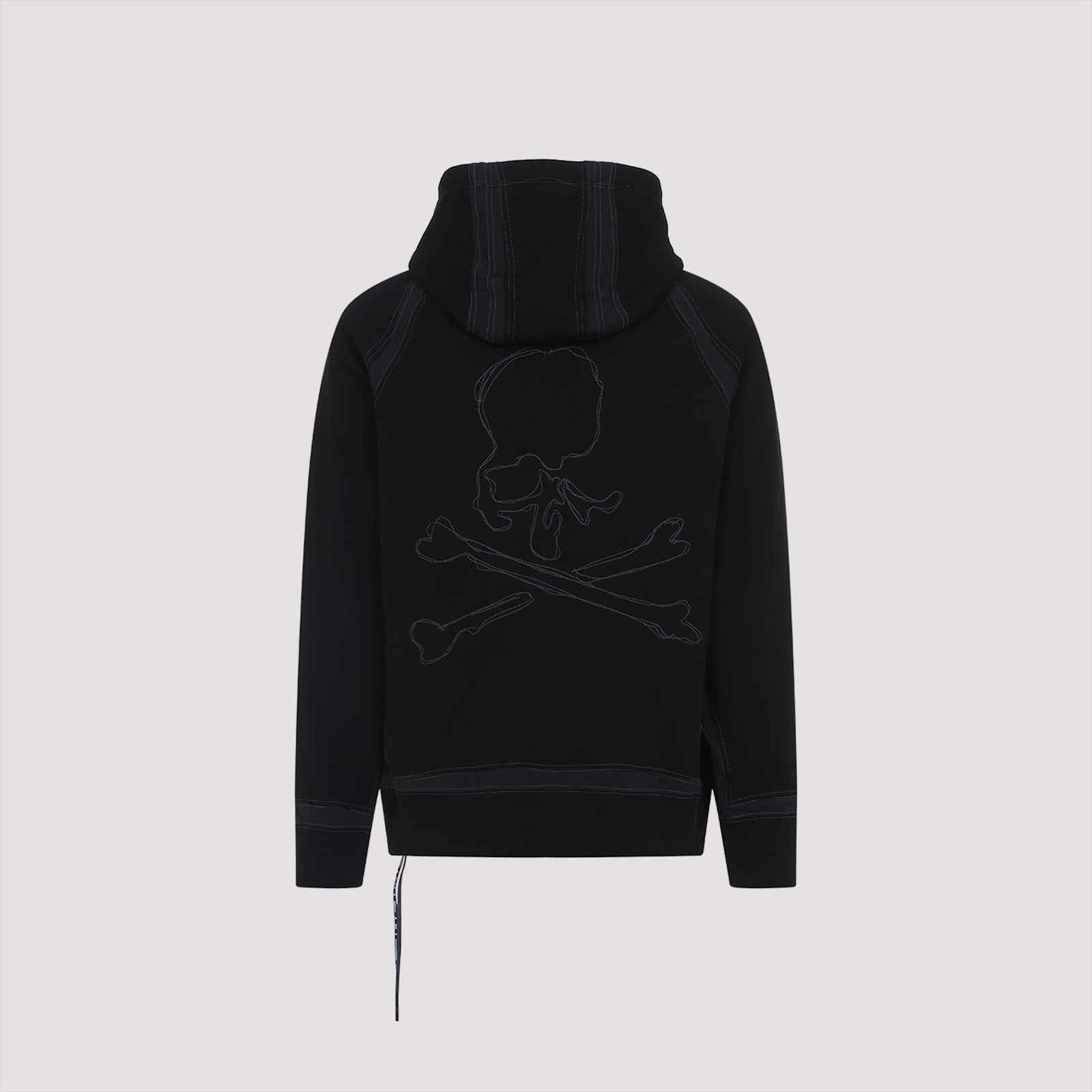 Mastermind Japan Mastermind Classic Hooded Black Sweatshirt With Graphic Detailing In Black