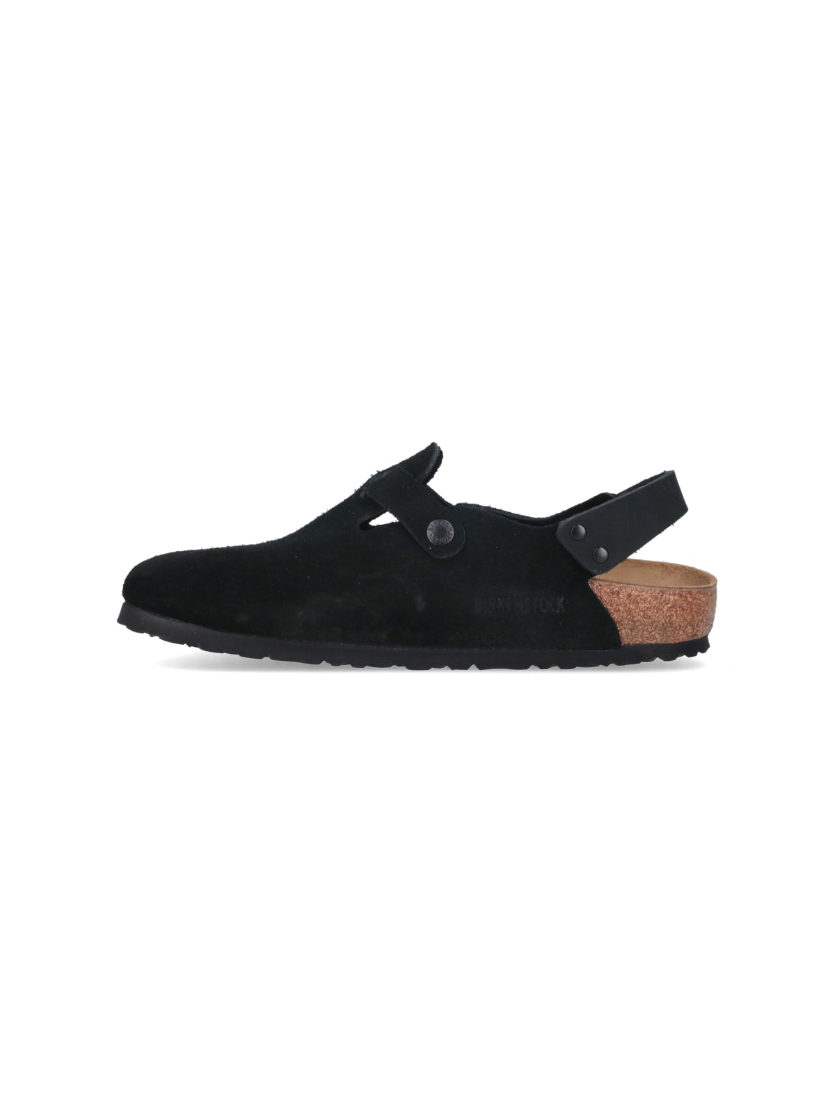 Birkenstock Tokio Buckled Suede Clogs