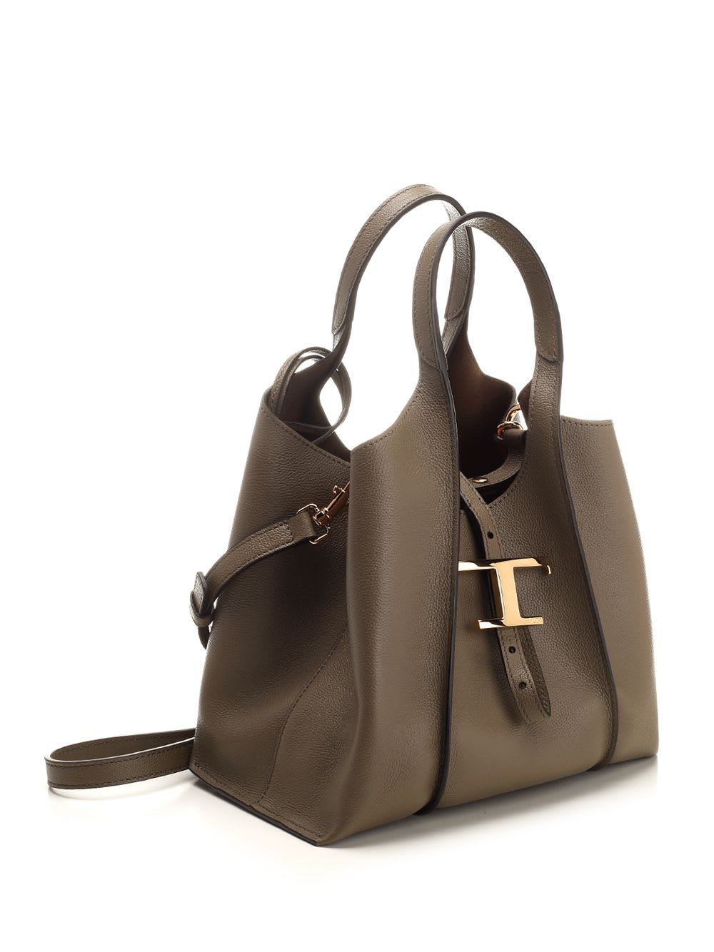 Shop Tod's T Timeless Shopping Bag In Brown