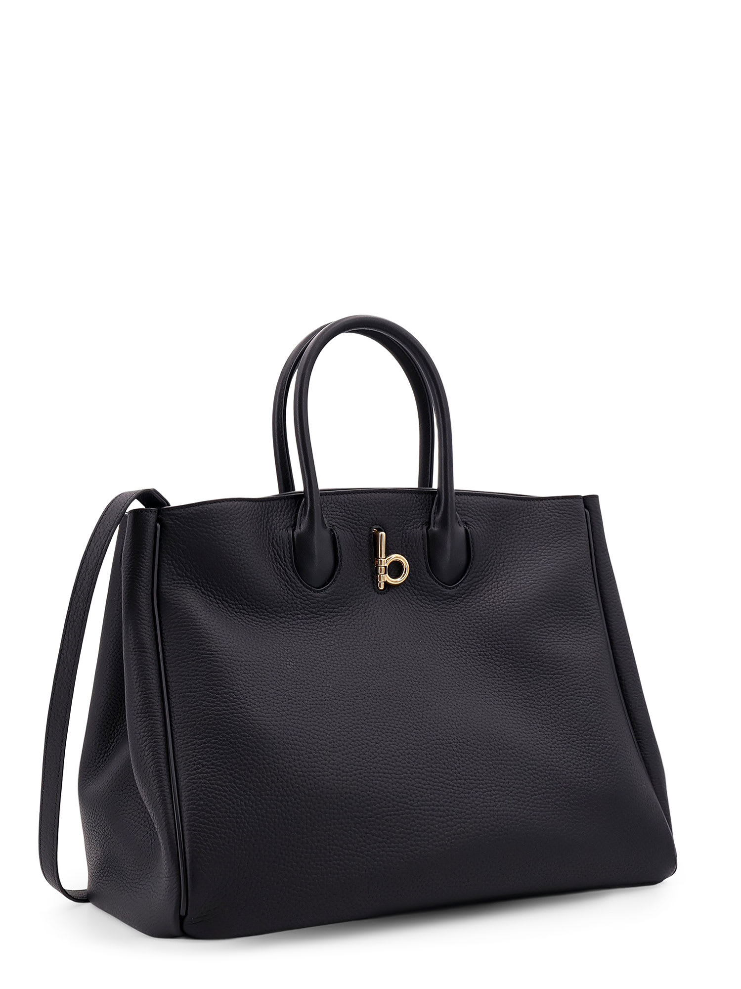 Shop Burberry Rocking Horse Handbag In Black