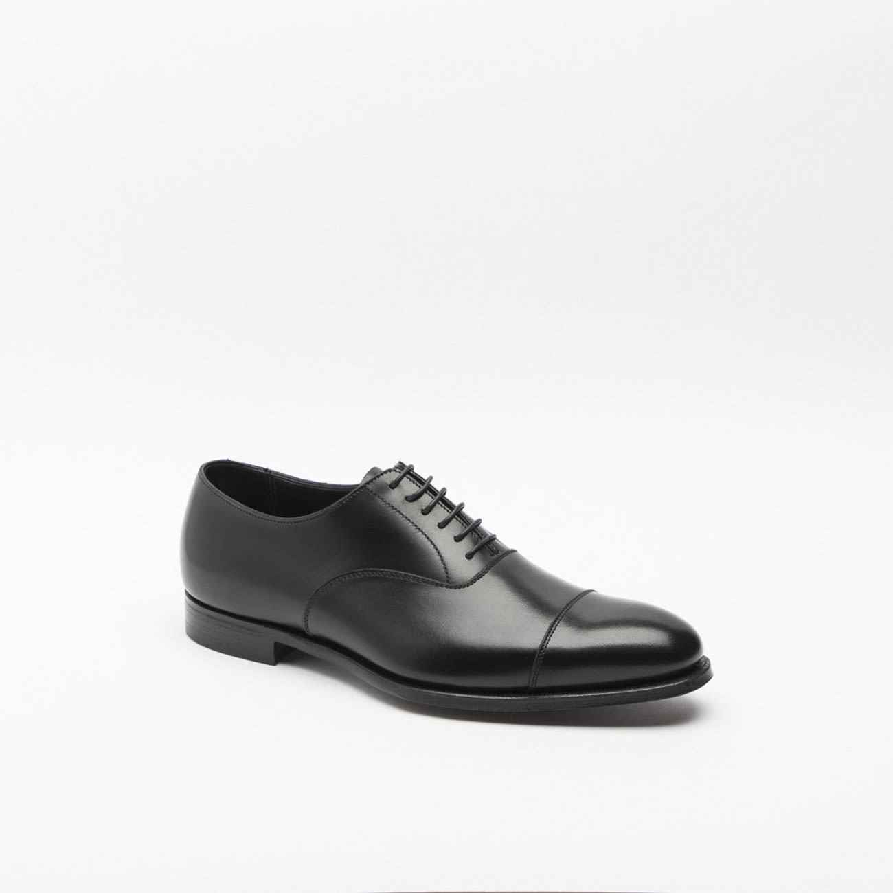Crockett & Jones Lonsdale Black Calf Oxford Shoe