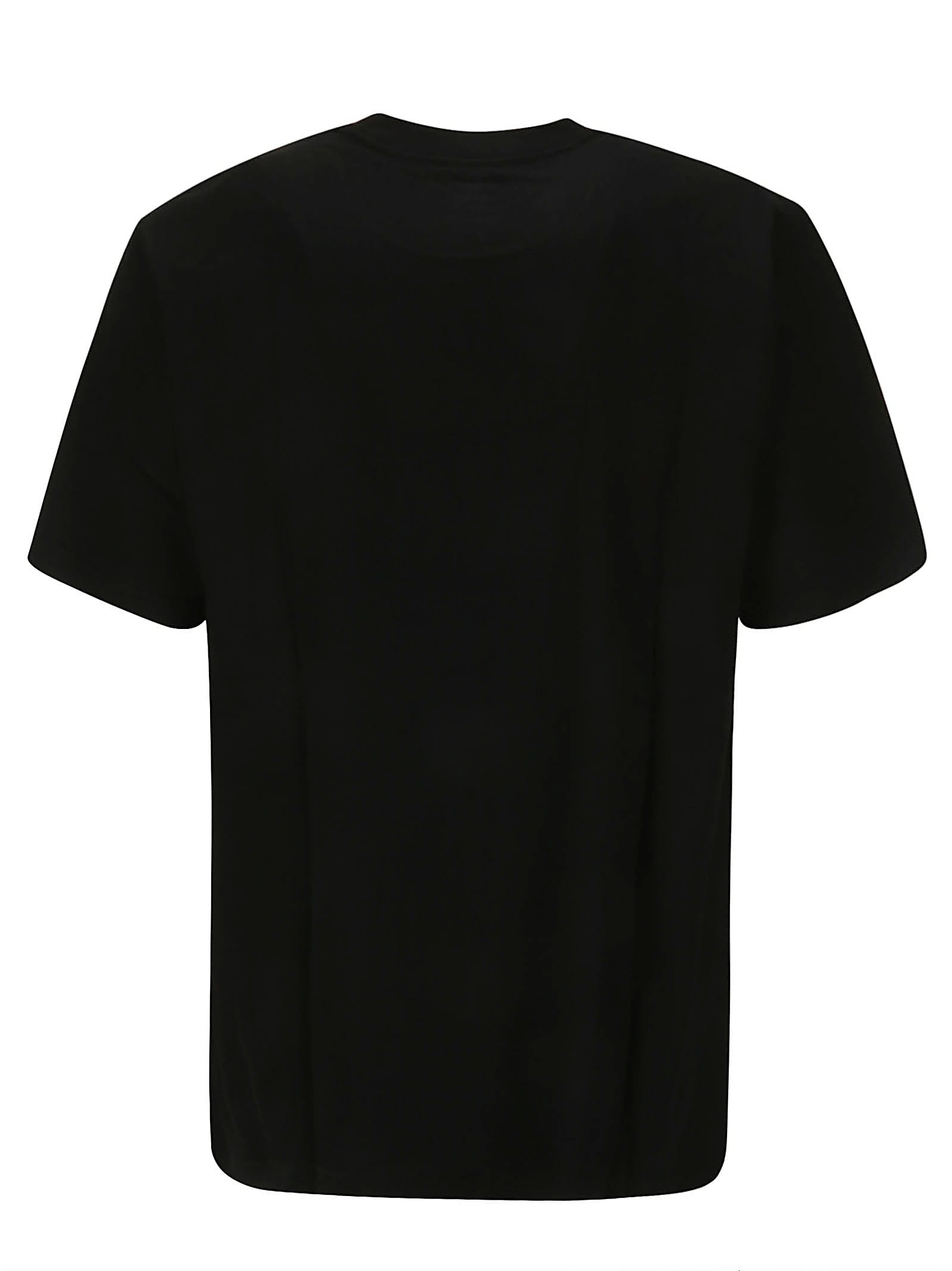 Shop Carhartt S/s Bottle Cap T-shirt Organic Cotton Single Je In Black