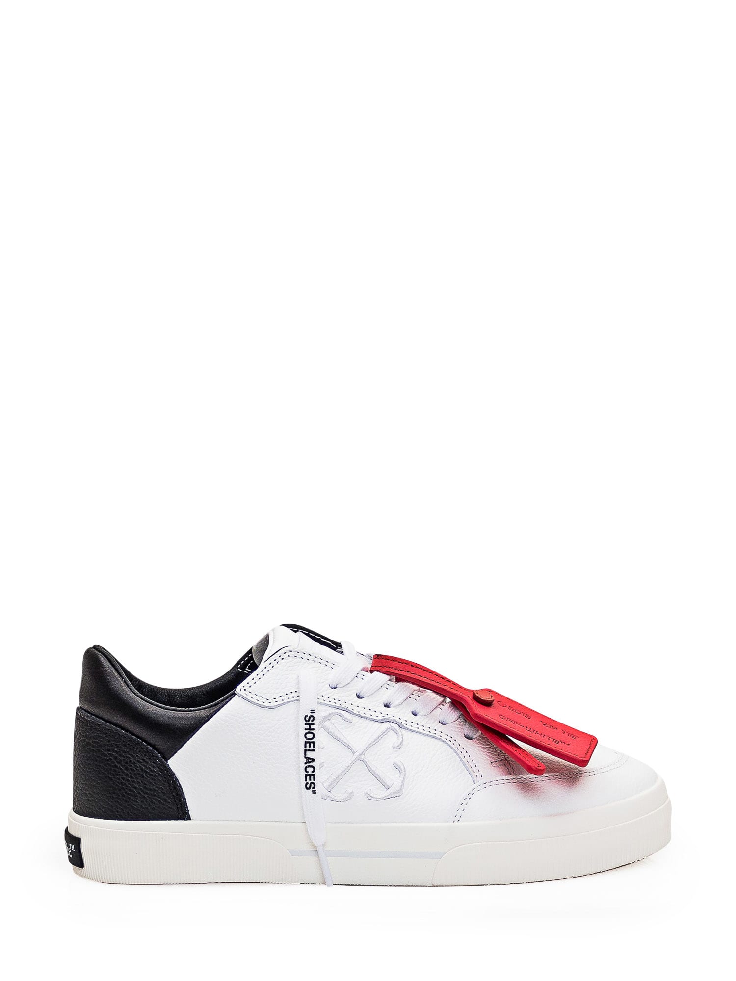 Shop Off-white New Low Vulcanized Sneaker In White/black