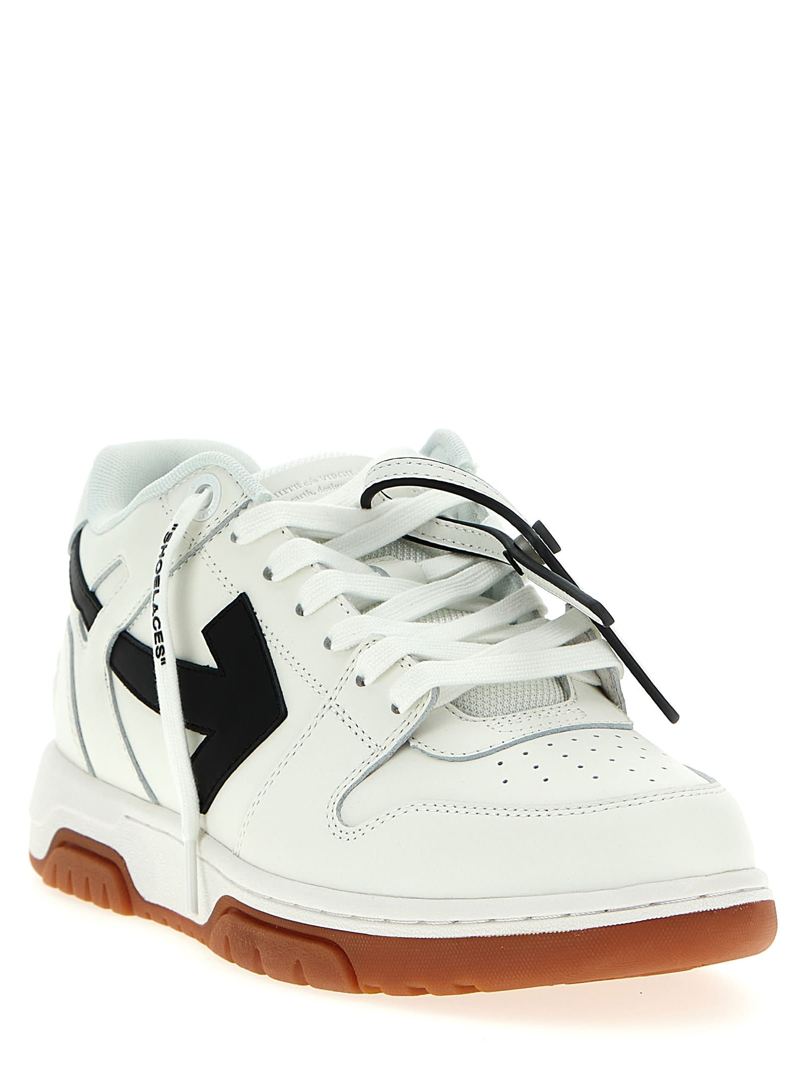 Shop Off-white Out Of Office Sneakers In White/black