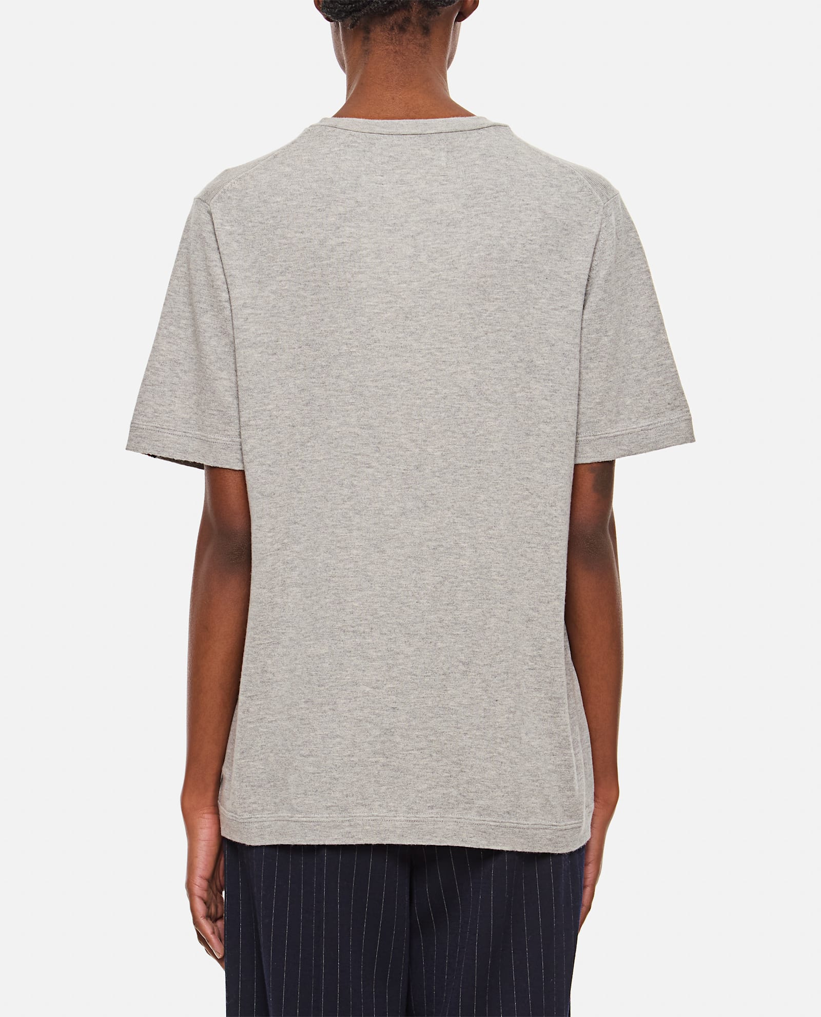 Extreme Cashmere James Cotton Cashmere Knit 2.48 T-shirt In Grey