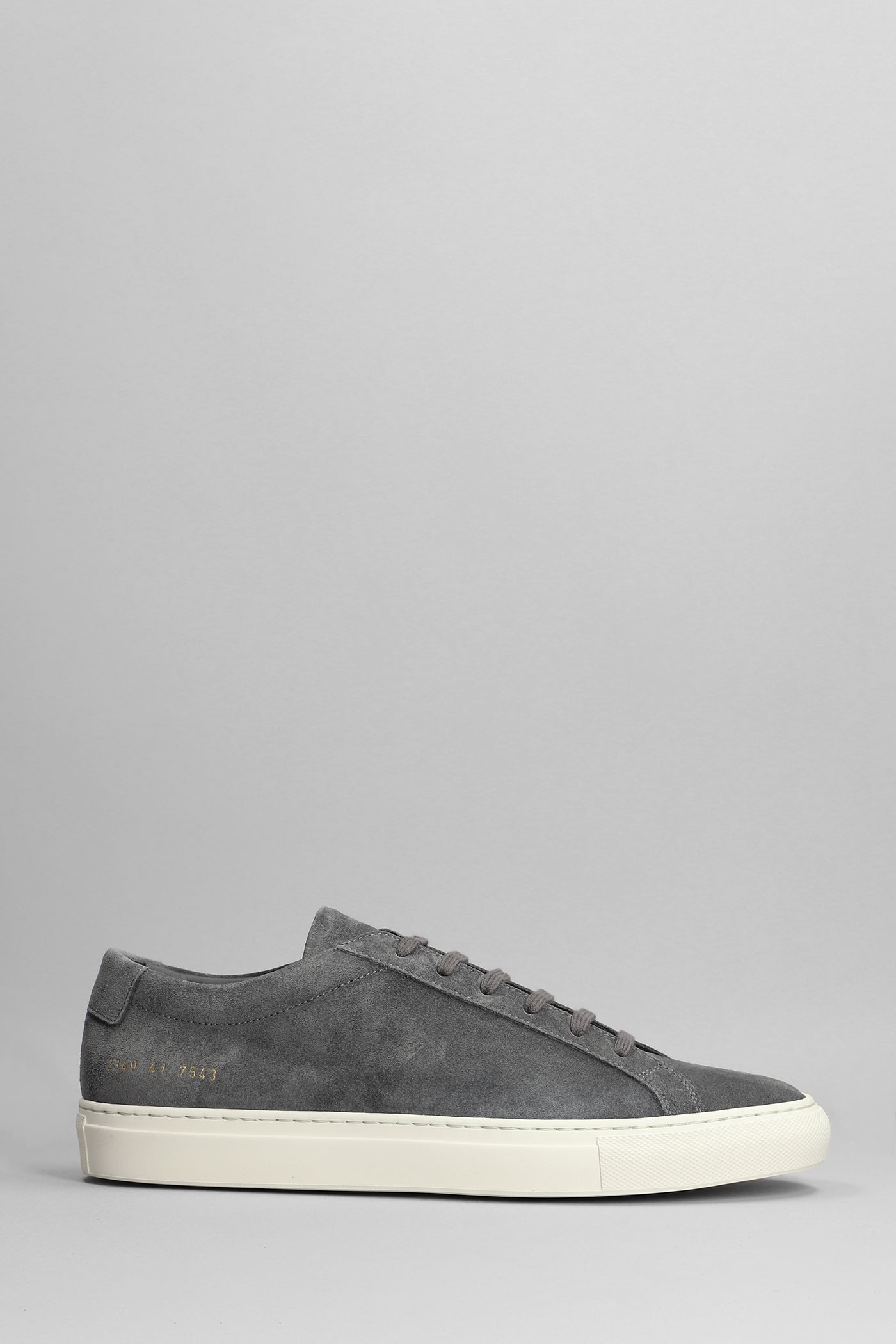 Common Projects Achilles Sneakers In Grey Suede