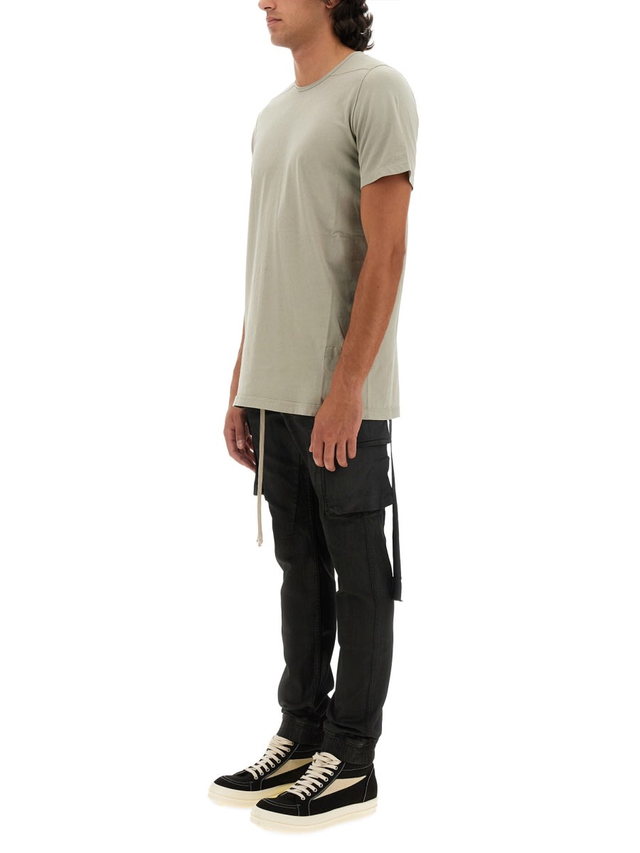 Drkshdw Black Mastodon Overdyed Foil Stretch Denim Trousers In Black