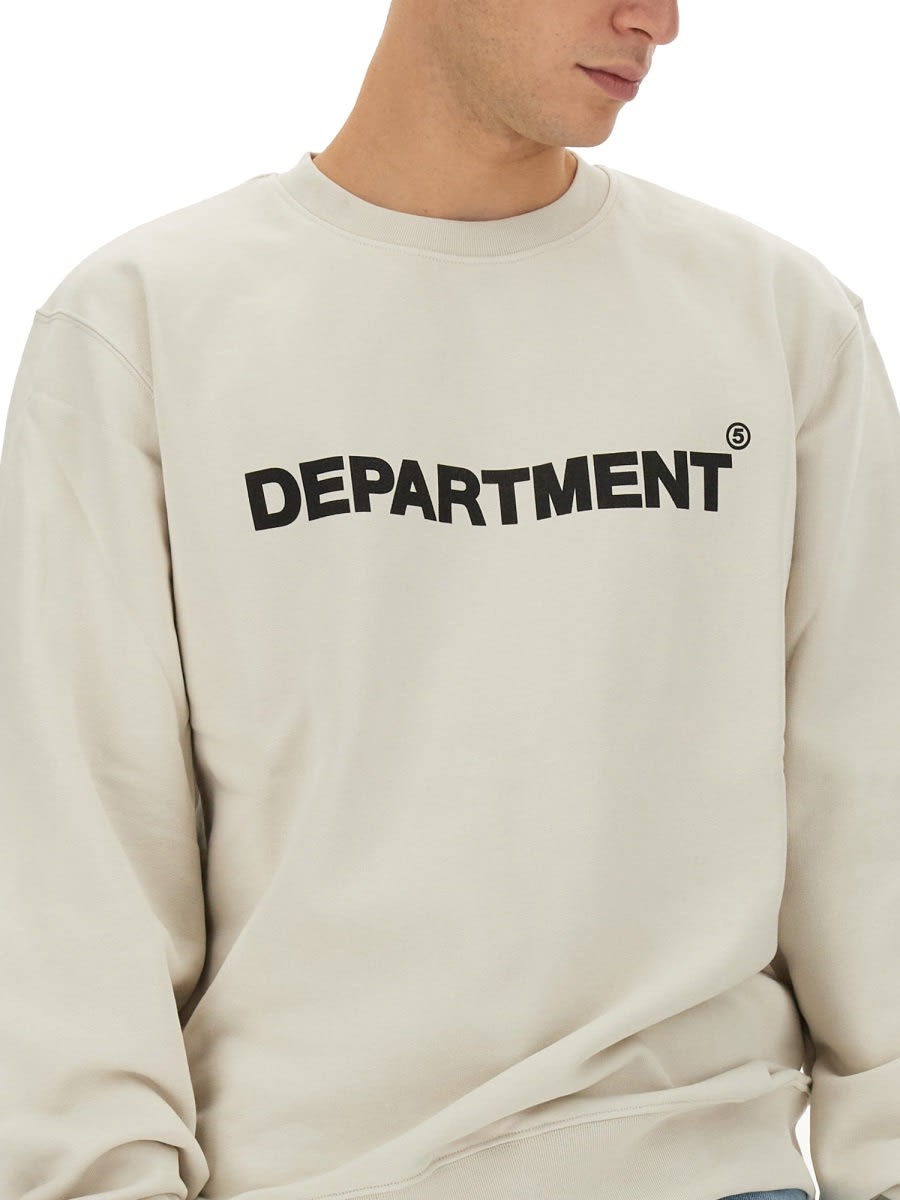 Shop Department Five Sweatshirt With Logo In White