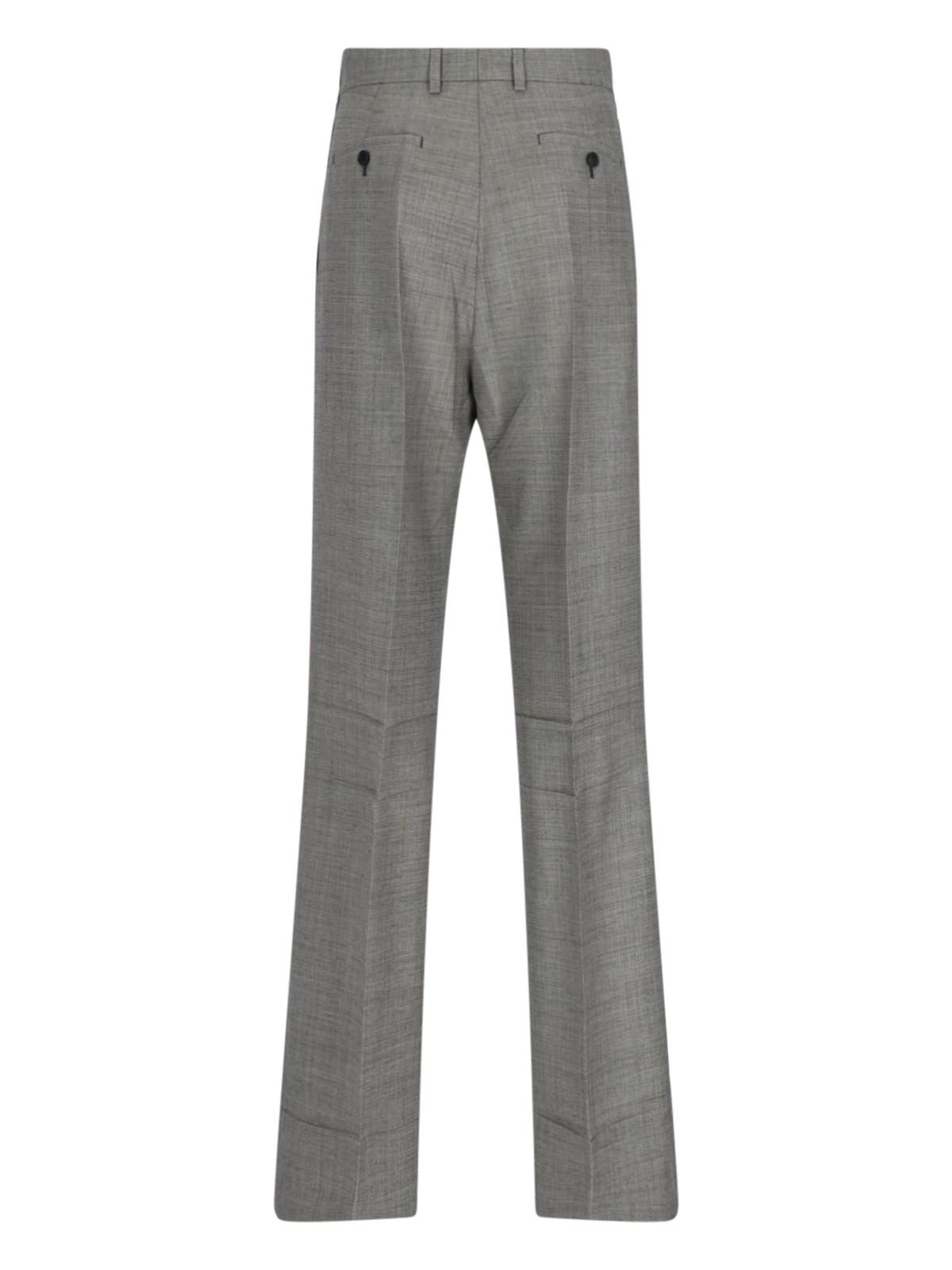 Prada Straight Pants In Gray