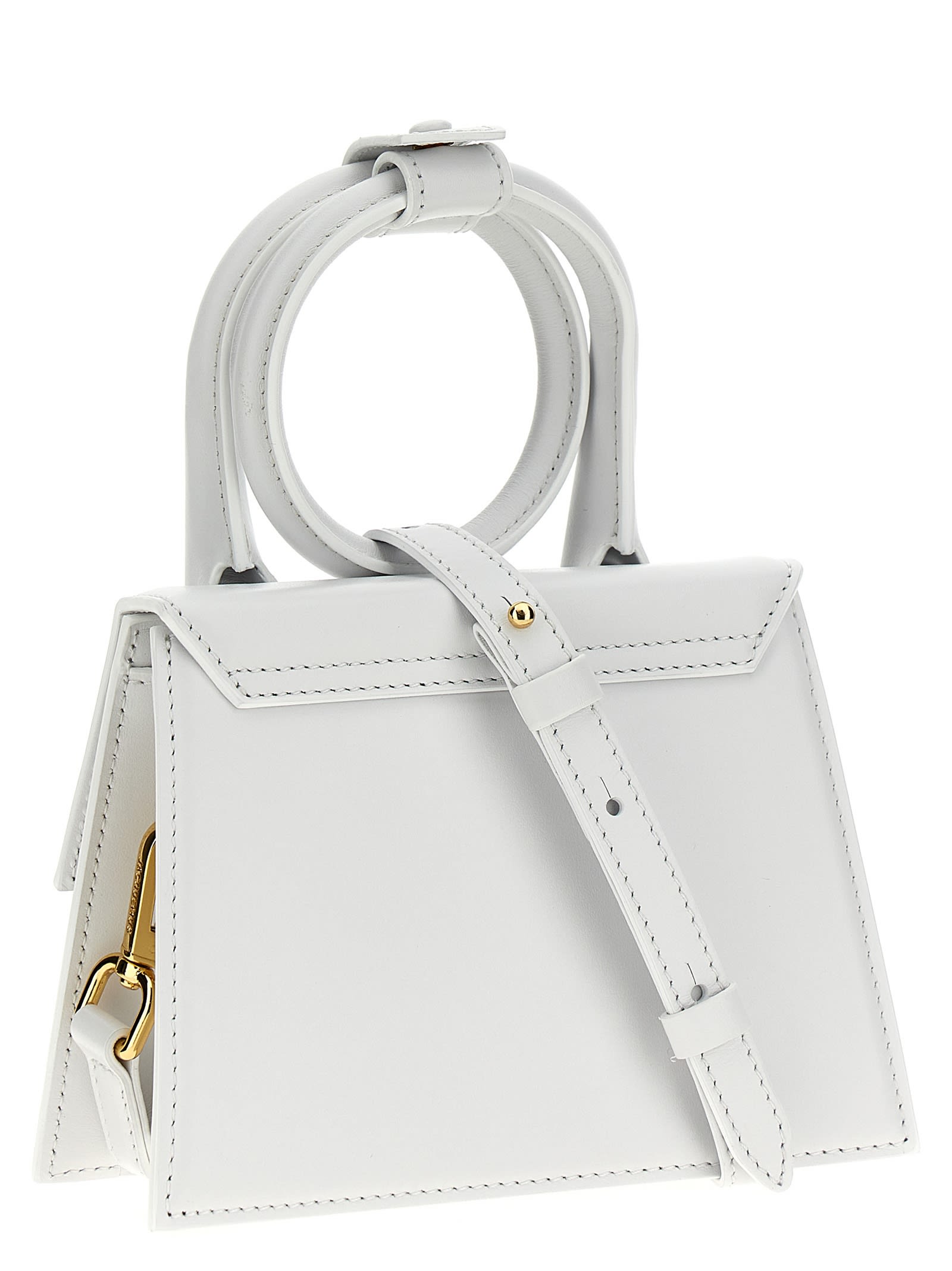 Jacquemus White Le Chiquito Noeud Crossbody Bag
