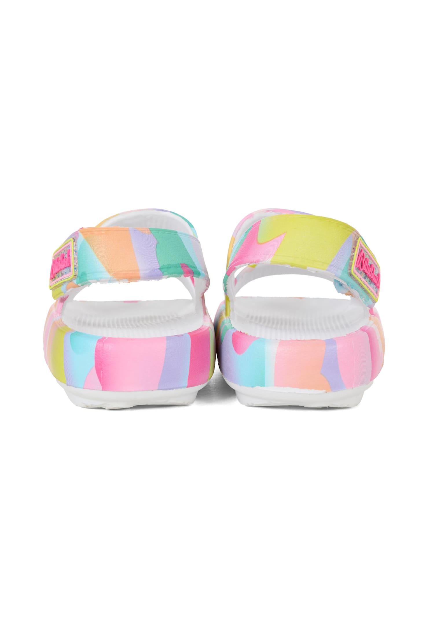 Billieblush Multicolor Sandals For Girl With Hearts In Multi
