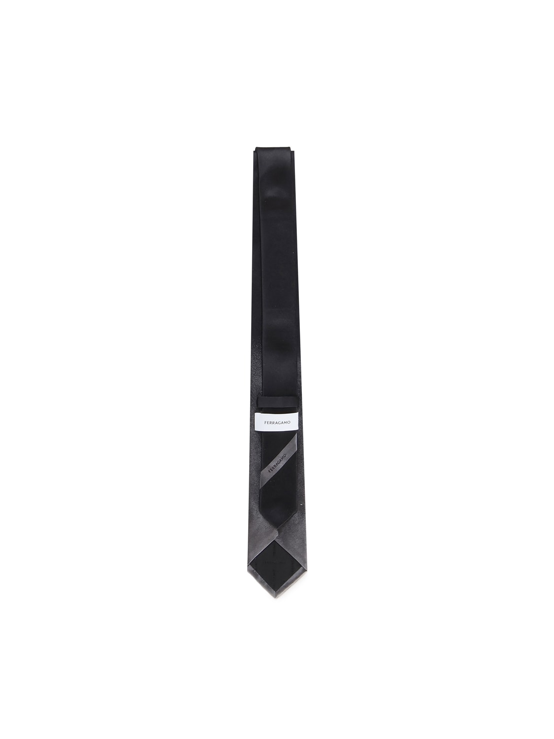 Shop Ferragamo Tie With Shaded Effect In Black, Grey