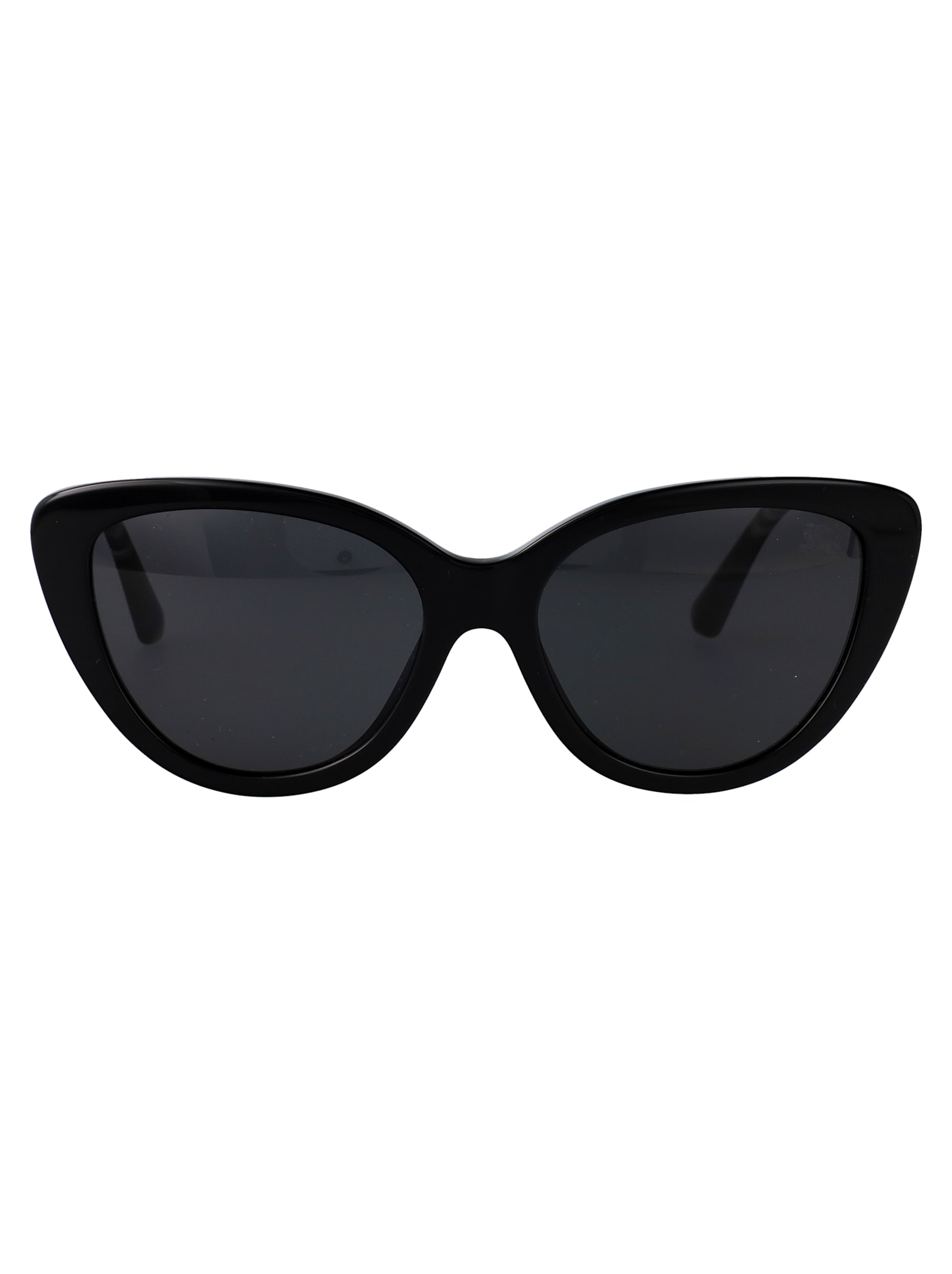 Burberry Eyewear 0be4457 Sunglasses In Black