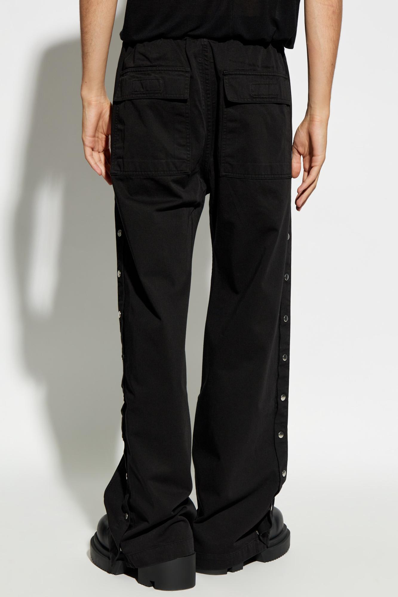 Shop Drkshdw Rick Owens Pants Pusher In Black