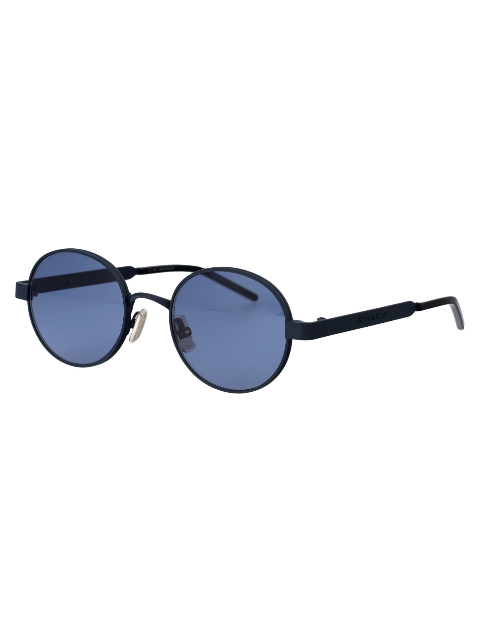 Shop Givenchy G Ride Sunglasses In 91v Matte Blue / Blue