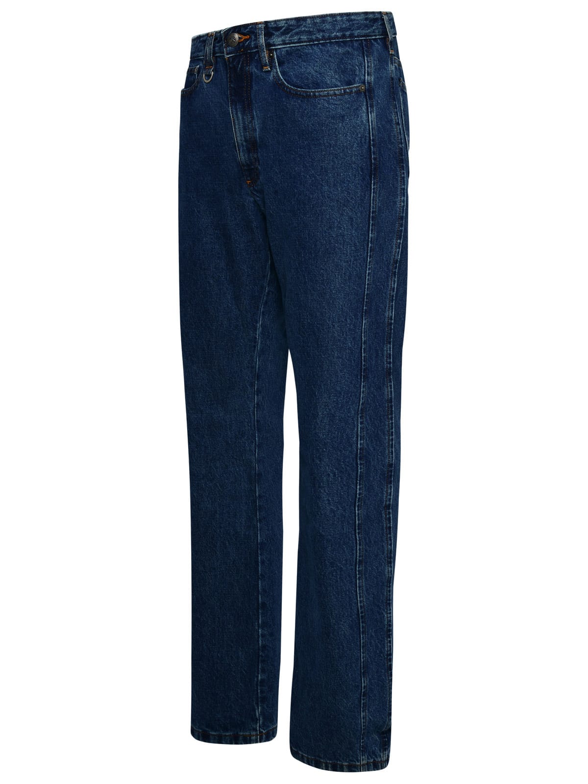 Shop Apc Ayrton Jeans In Blue Denim