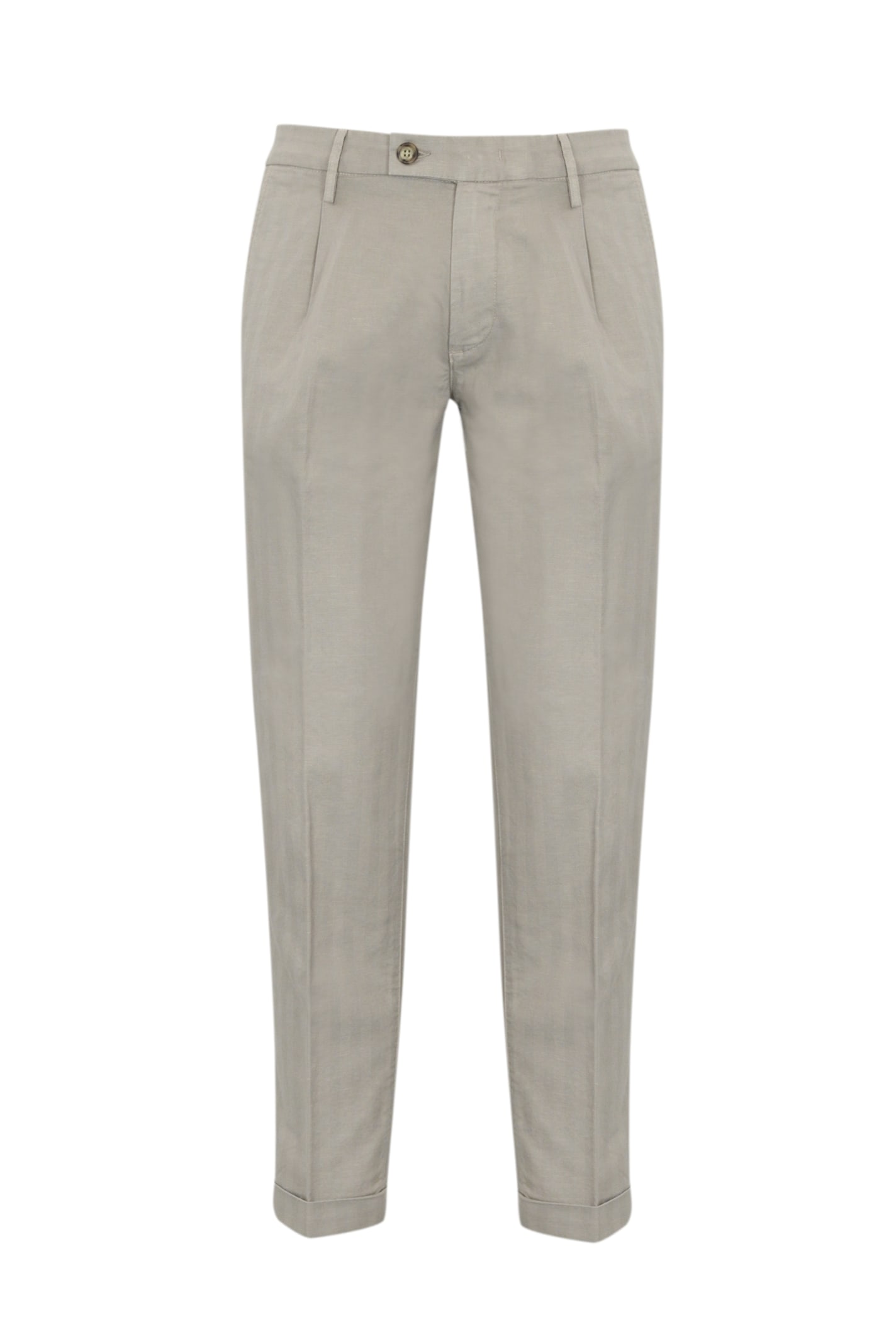 Re-HasH Mucha Trousers In Cotton And Linen