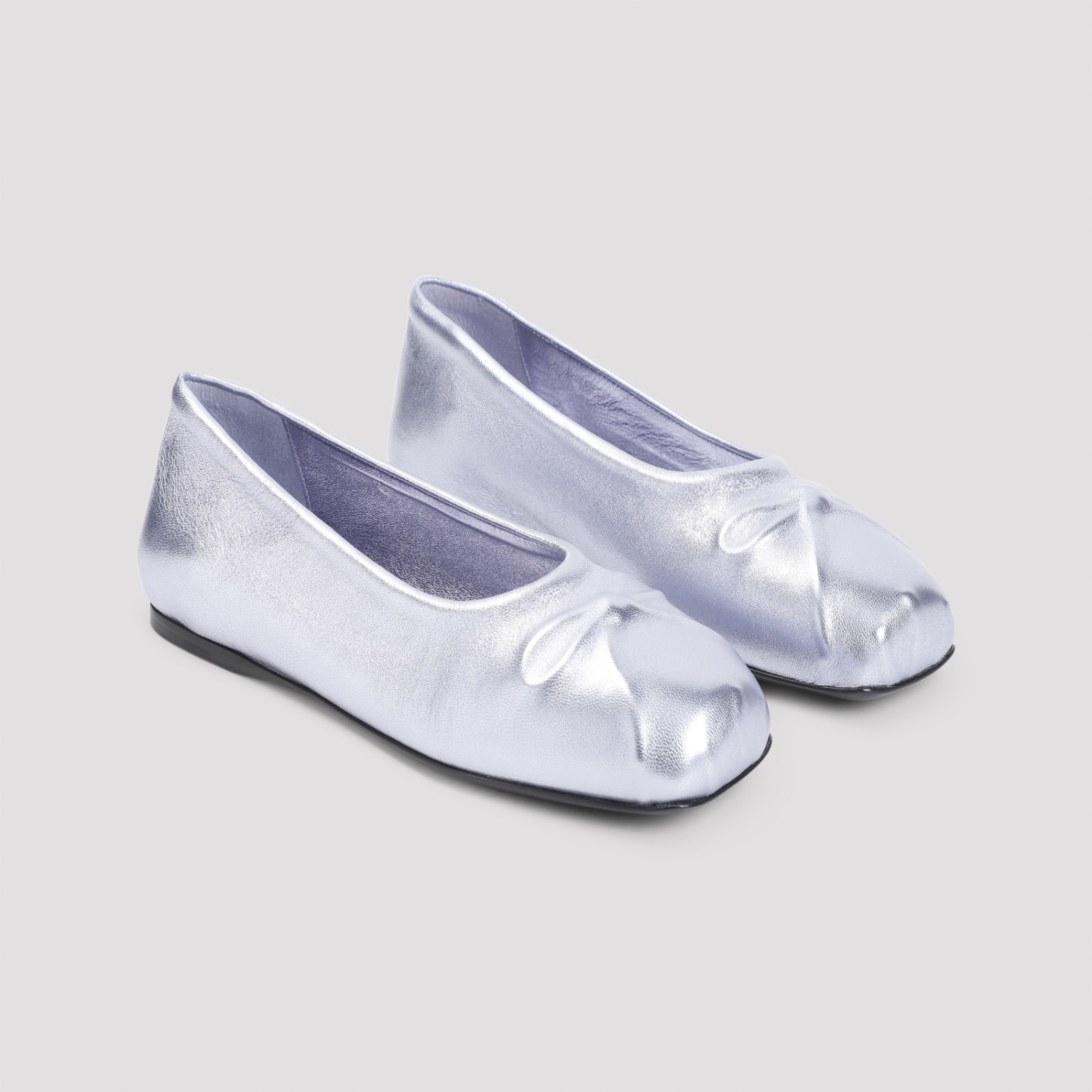 Shop Marni Dancer Ballerinas In Light Blue