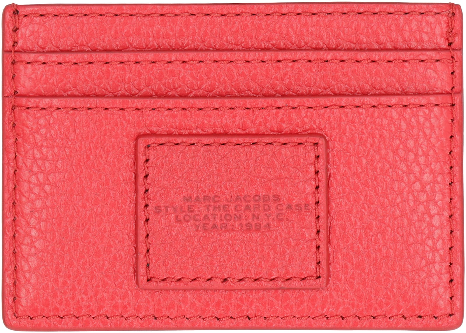 Marc Jacobs The Card Case Leather In Red