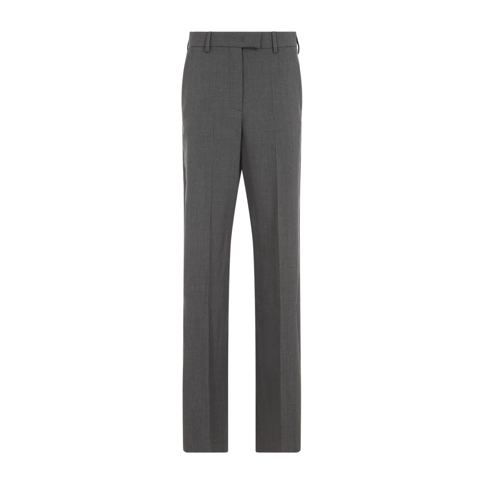 Shop Valentino Wide Leg Pant In Grey